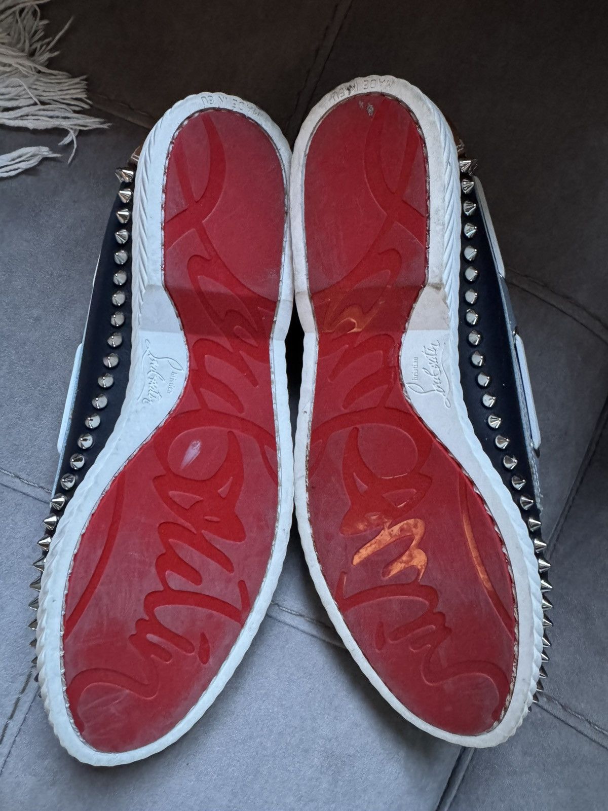Christian Louboutin Christian Louboutin Steckel Boat Deck Flats sz 41.5 see phot Size US 8.5 / EU 41-42 - 9 Thumbnail