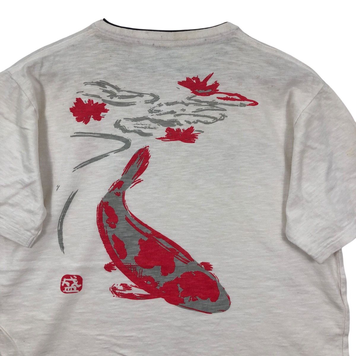 Japanese Brand SUKAJAN Souvenir Koi Fish T-Shirt Hang Glider Japanese Size US M / EU 48-50 / 2 - 4 Thumbnail