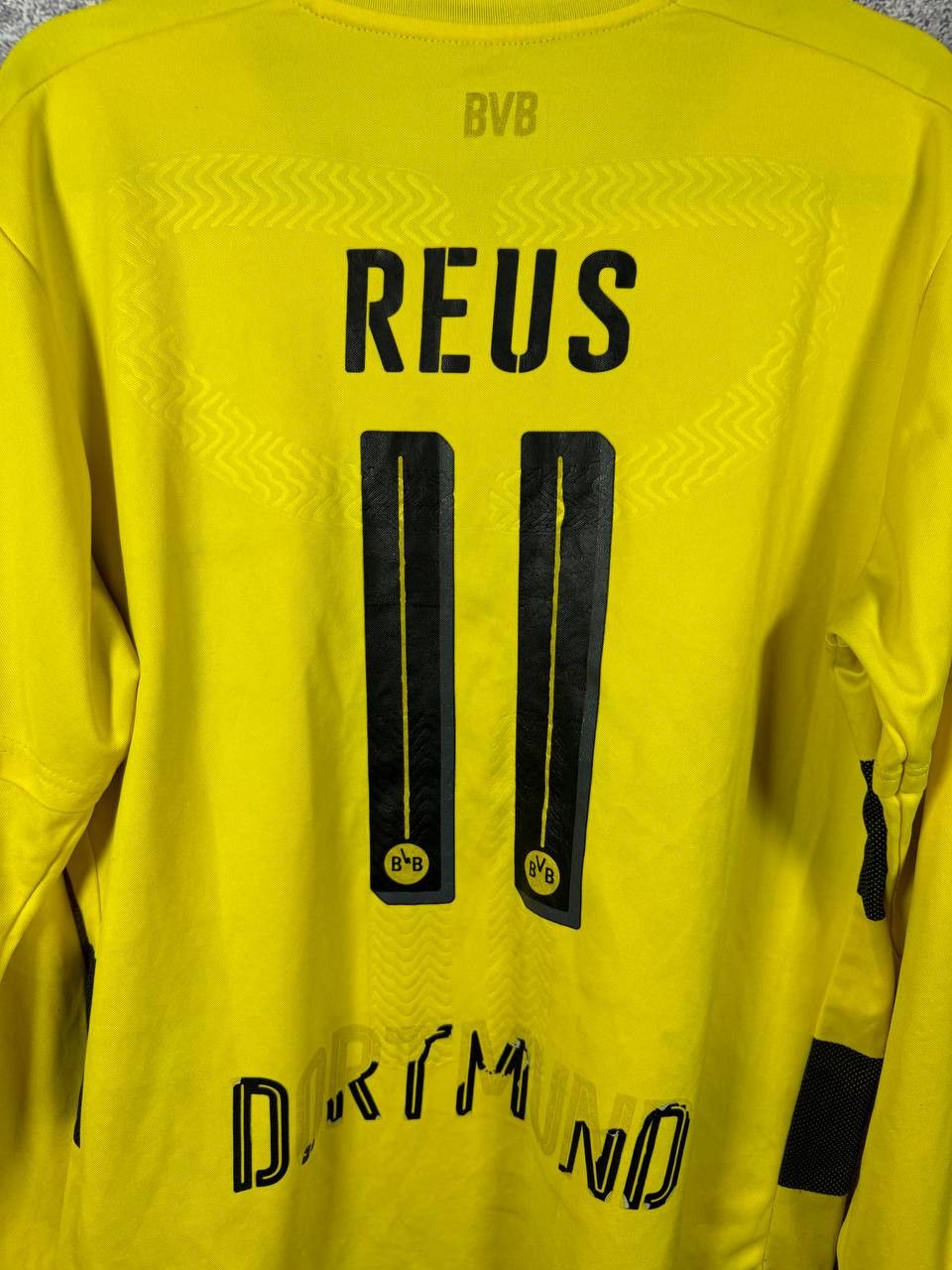 Puma × Vintage REUS Vintage Borussia Dortmund 2017/18 Puma Soccer Jersey Size US L / EU 52-54 / 3 - 16 Thumbnail