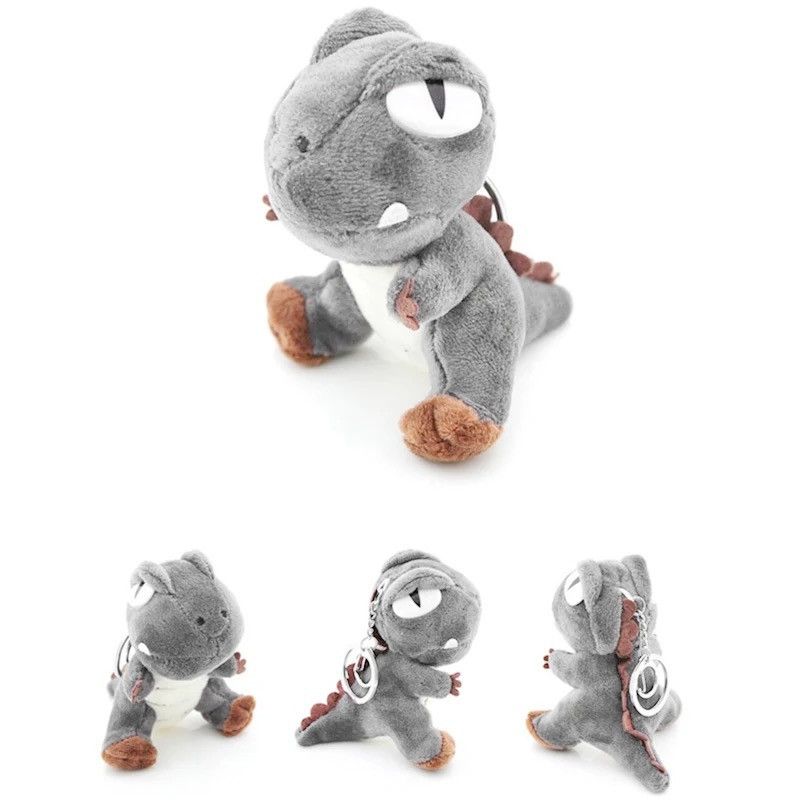 Jewelry Fluffy Tyrannosaurus Dinosaur keychains Size ONE SIZE - 2 Thumbnail