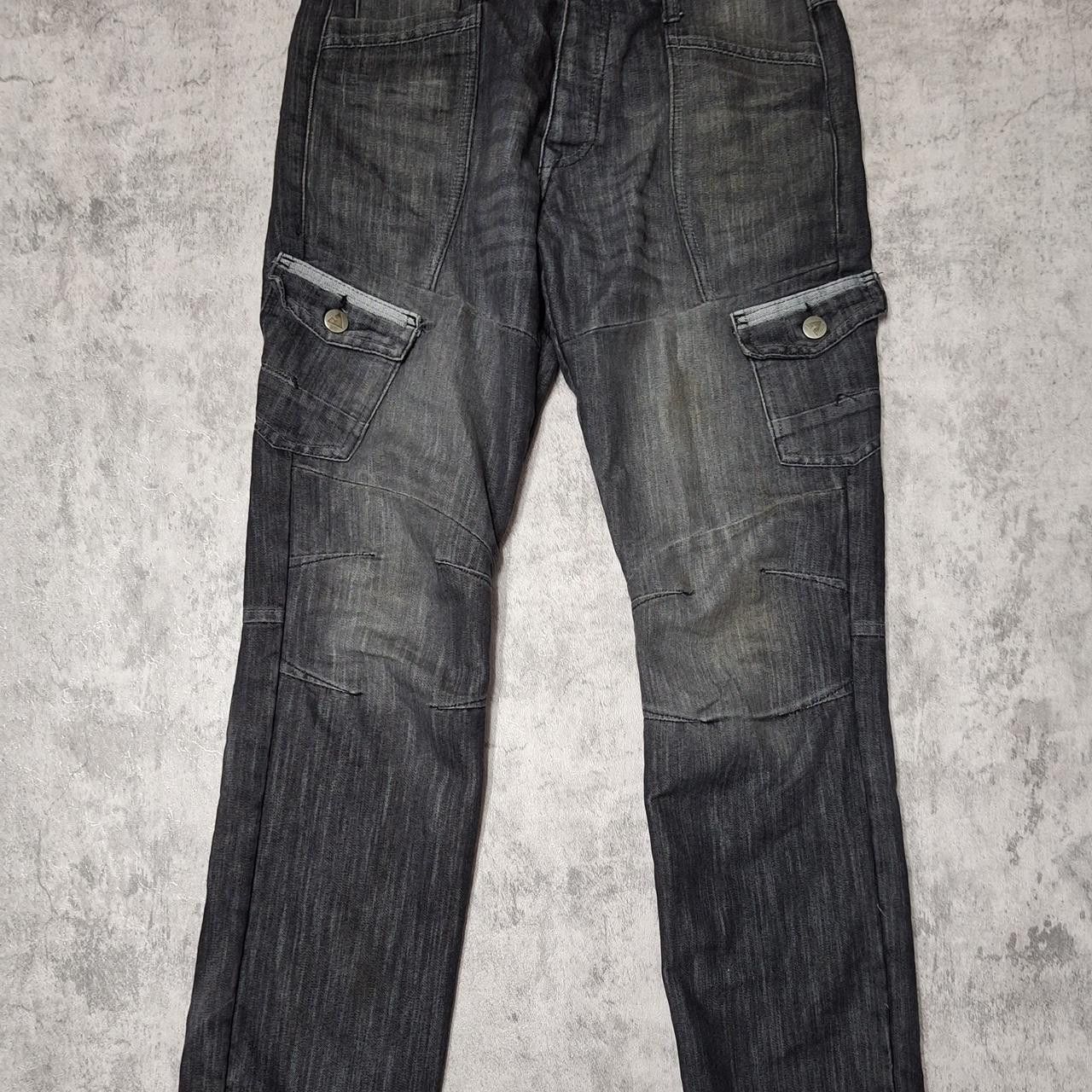 Other Black cargo jeans with a distressed look #grunge Size US 32 / EU 48 - 1 Thumbnail