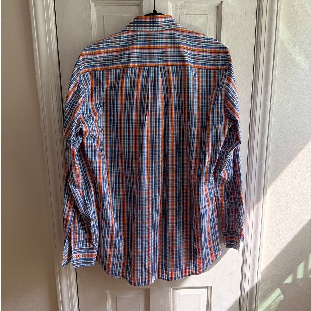Peter Millar Vintage Peter Millar Crown Shirt Medium - Blue & Orange Size US M / EU 48-50 / 2 - 3 Thumbnail