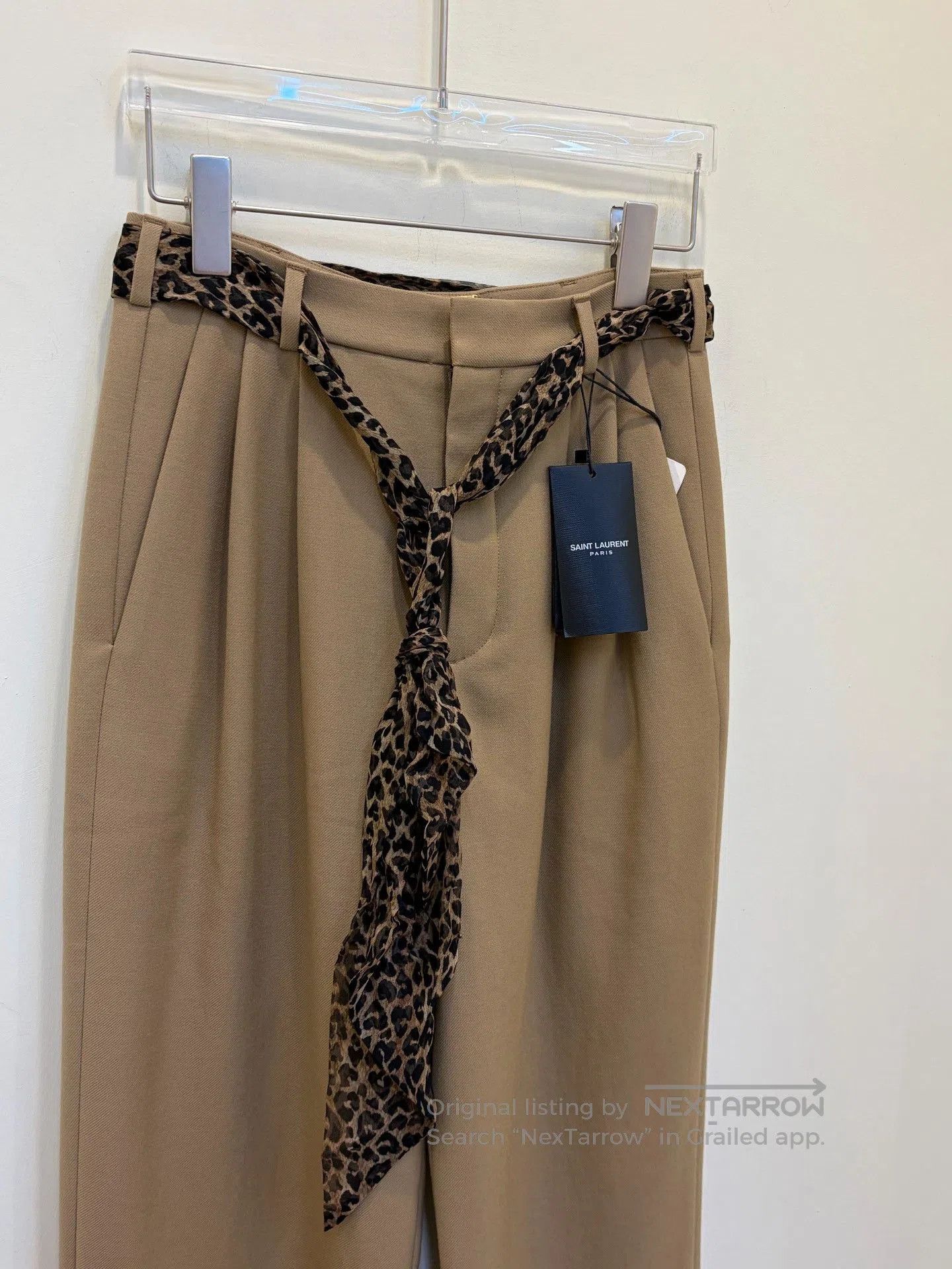 Saint Laurent Paris Saint Laurent Women's Wool Casual Pants. Size 35" - 2 Thumbnail