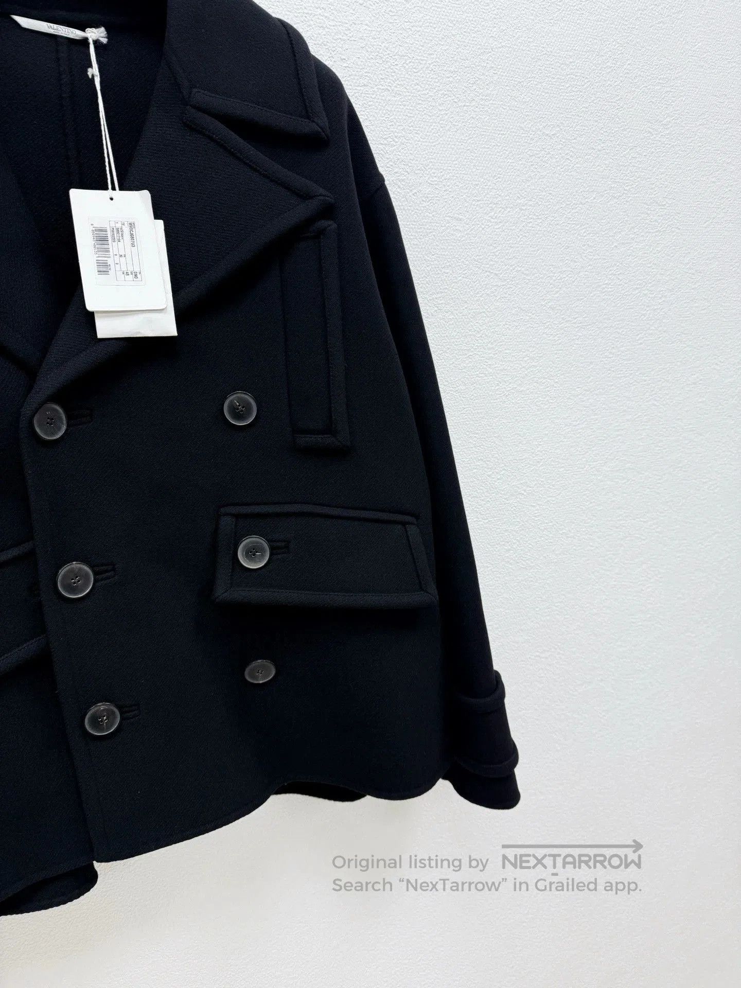 Valentino VALENTINO Wool Double-Breasted Coat. Size US XS / EU 42 / 0 - 4 Thumbnail