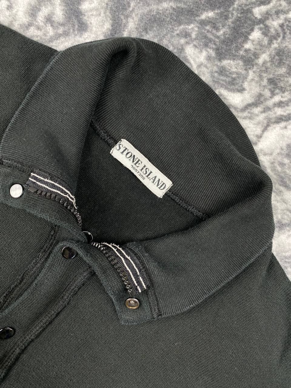 Stone Island Vintage Stone Island 1/4 Zip Half Button 2007 Sweatshirt Men Size US XL / EU 56 / 4 - 7 Thumbnail
