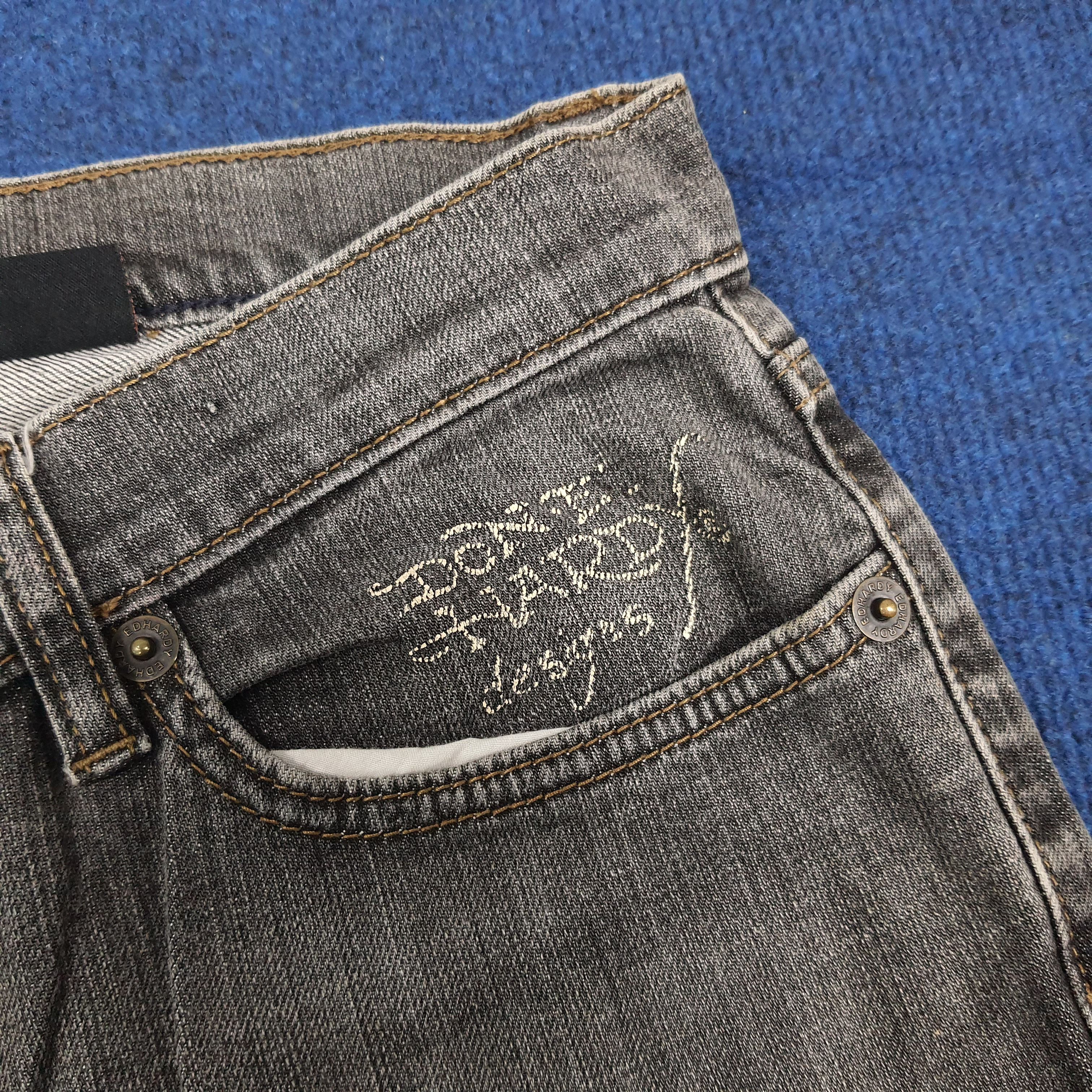Ed Hardy Vintage Ed Hardy Super Low Rise Cut Jeans C280N22 Size 34" / US 12 / IT 48 - 7 Thumbnail