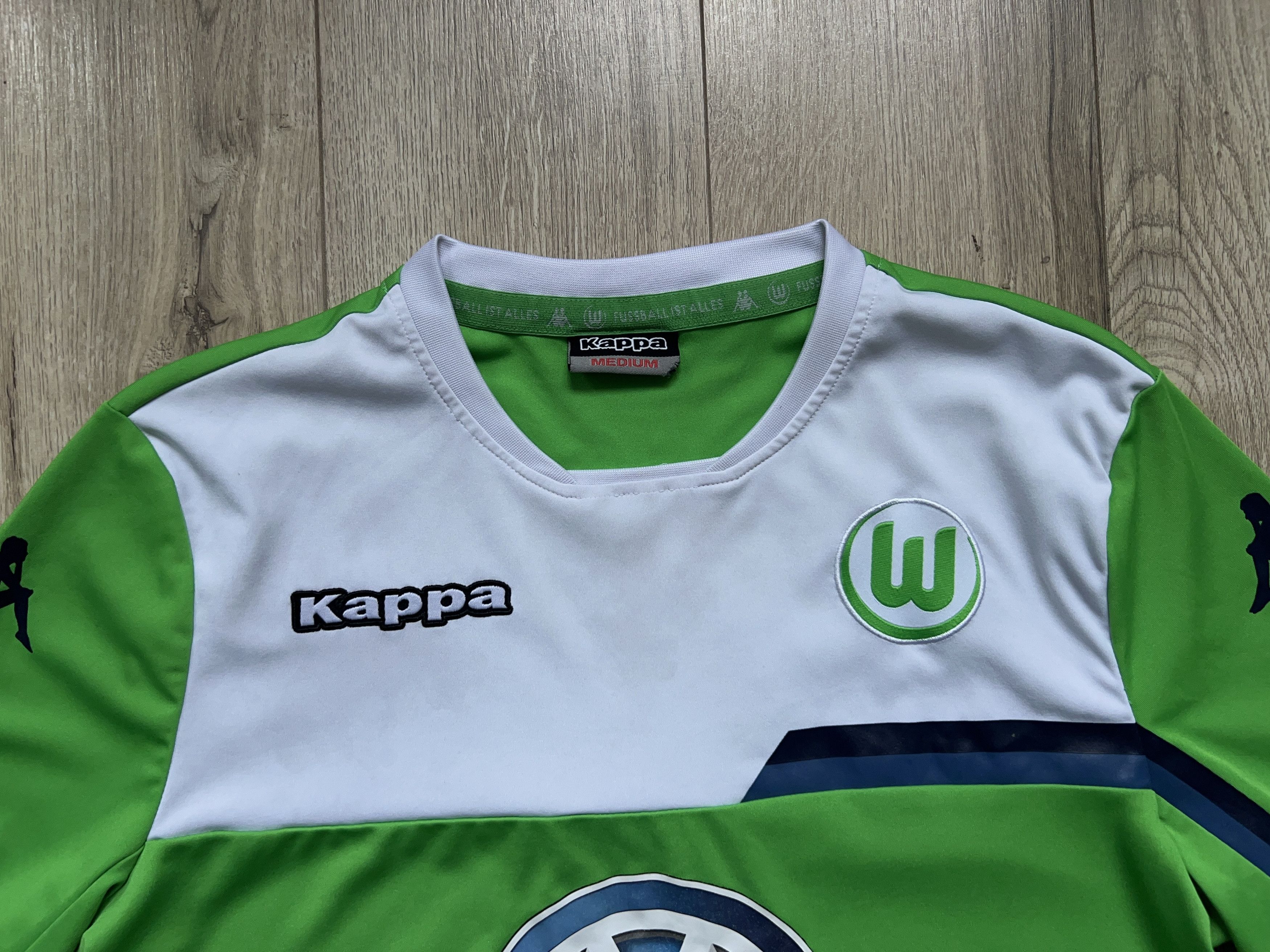 Kappa Kappa Vfl Wolfsburg Long Sleeve 2015 2016 Jersey Shirt Size US M / EU 48-50 / 2 - 2 Thumbnail