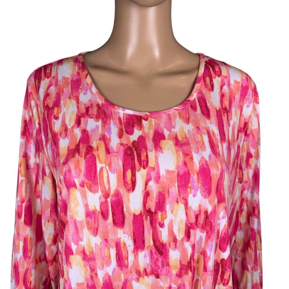 Other Susan Graver Liquid Knit Asymmetrical Tunic Top Size L Size L / US 10 / IT 46 - 3 Thumbnail