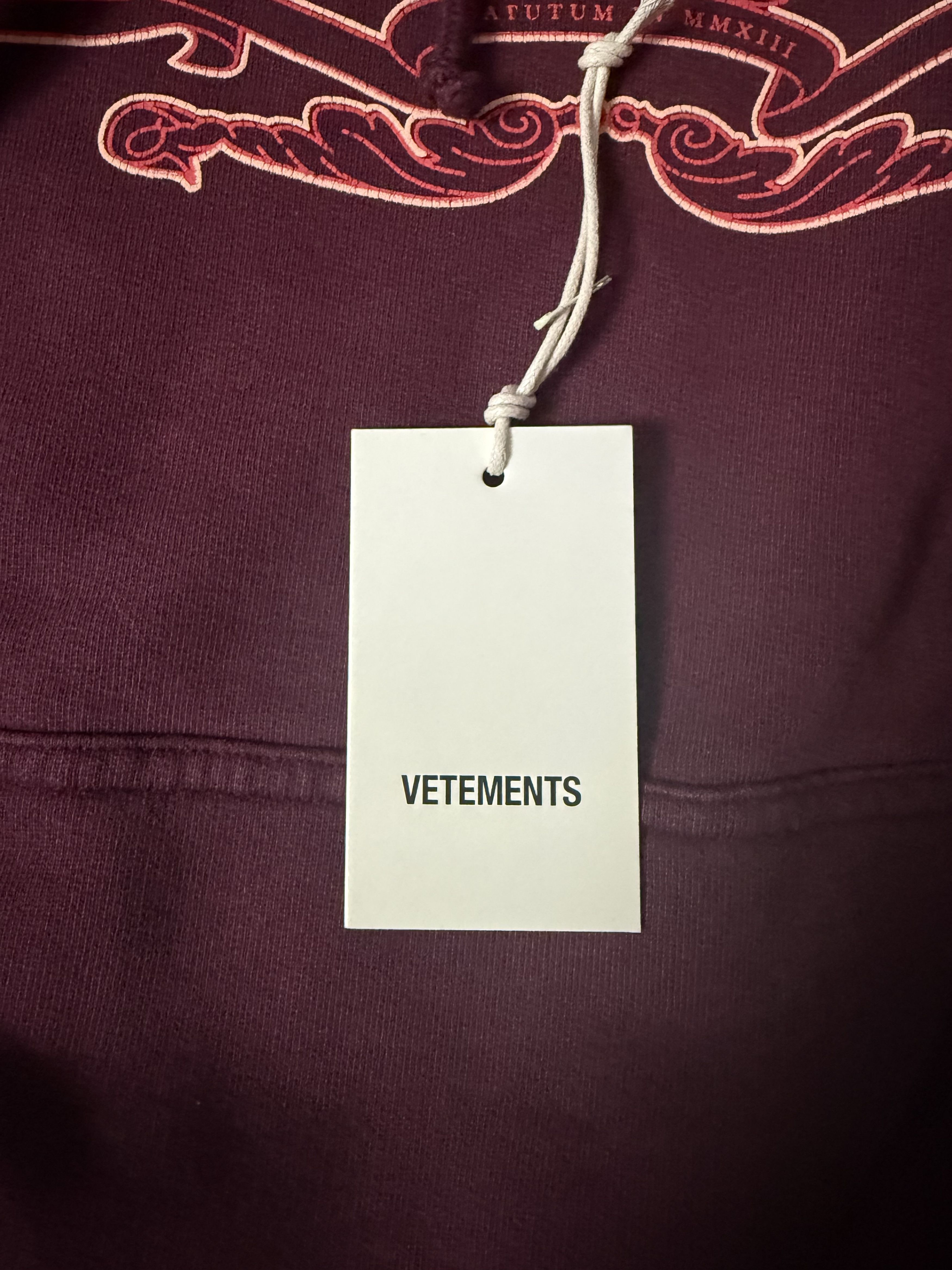 Vetements Vetements Red Royal Hoodie Size US M / EU 48-50 / 2 - 8 Thumbnail