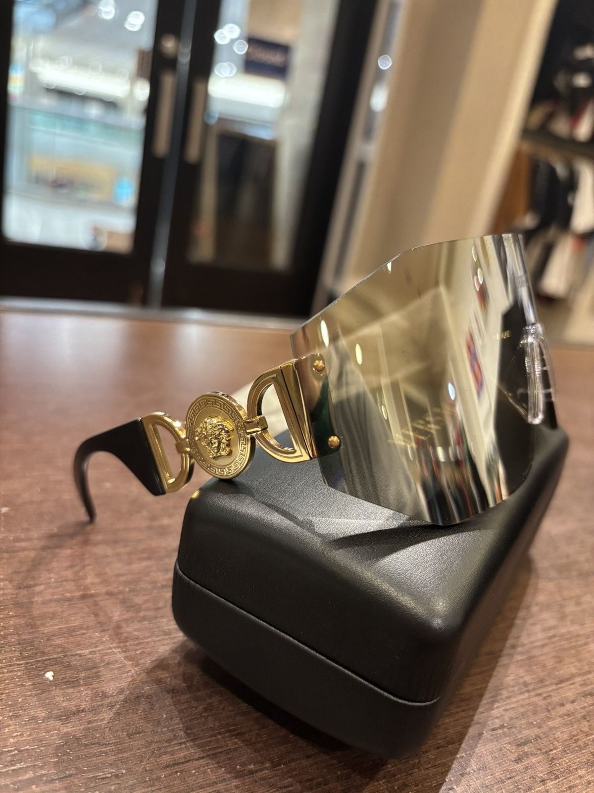 Versace Versace Transparent Mirror Sunglasses Size ONE SIZE - 2 Thumbnail