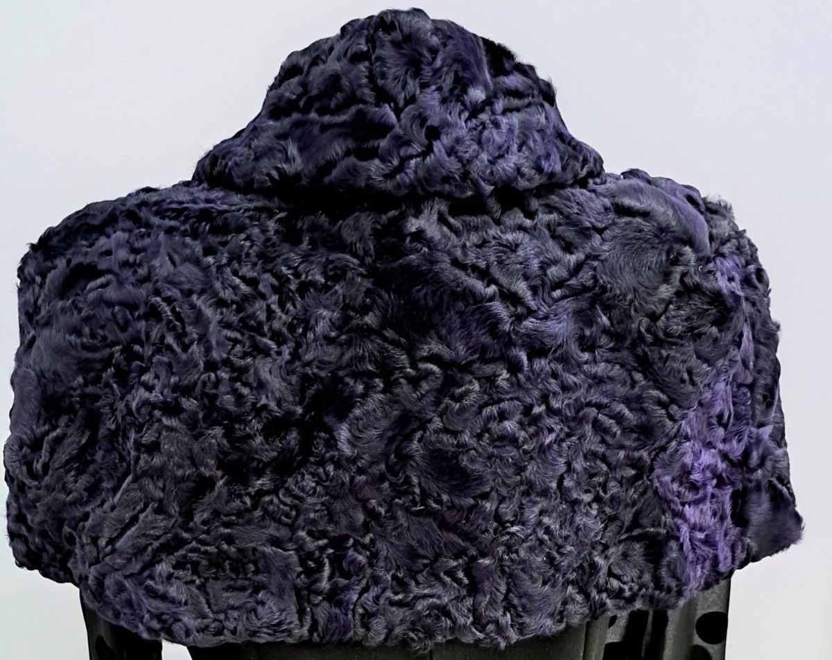 Prada PRADA Purple Fur Bolero Jacket Vintage runway sheepskin Size M / US 6-8 / IT 42-44 - 3 Thumbnail