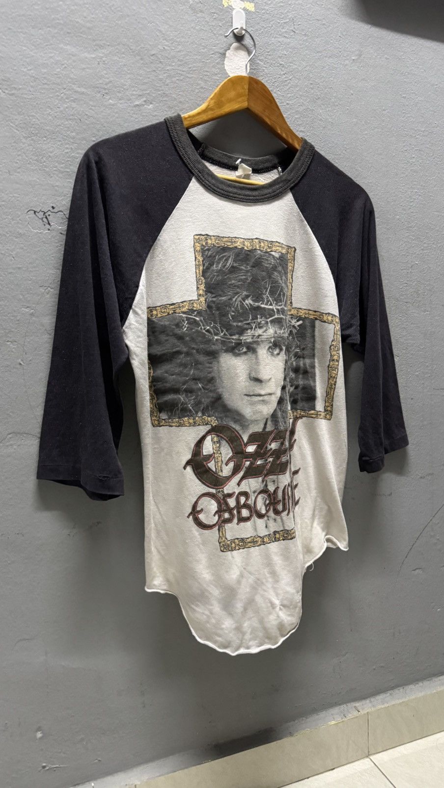 Band Tees × Ozzy Osbourne × Vintage Vintage 80s Ozzy Ozbournie 3Q Size US M / EU 48-50 / 2 - 2 Thumbnail