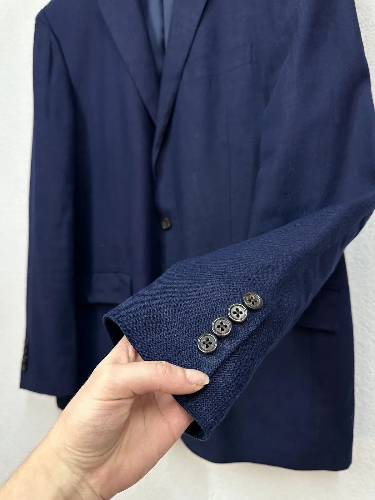 Ralph Lauren Polo Ralph Lauren Linen Blazer RRL Jacket Purple Lable Size US L / EU 52-54 / 3 - 6 Thumbnail