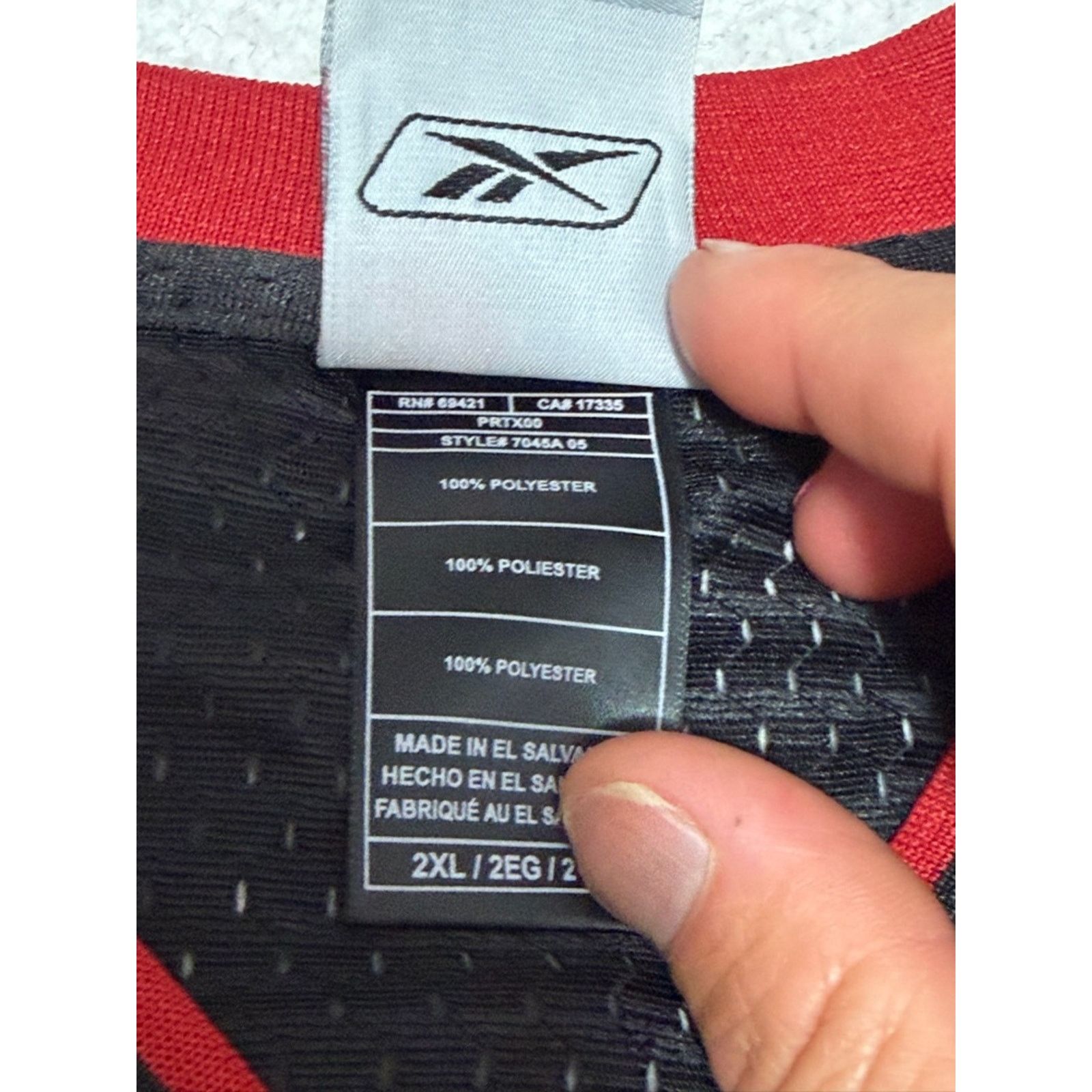 Reebok Reebok Dwyane Wade Miami Heat Sewn Swingman Jersey Authentic Size US XXL / EU 58 / 5 - 8 Thumbnail