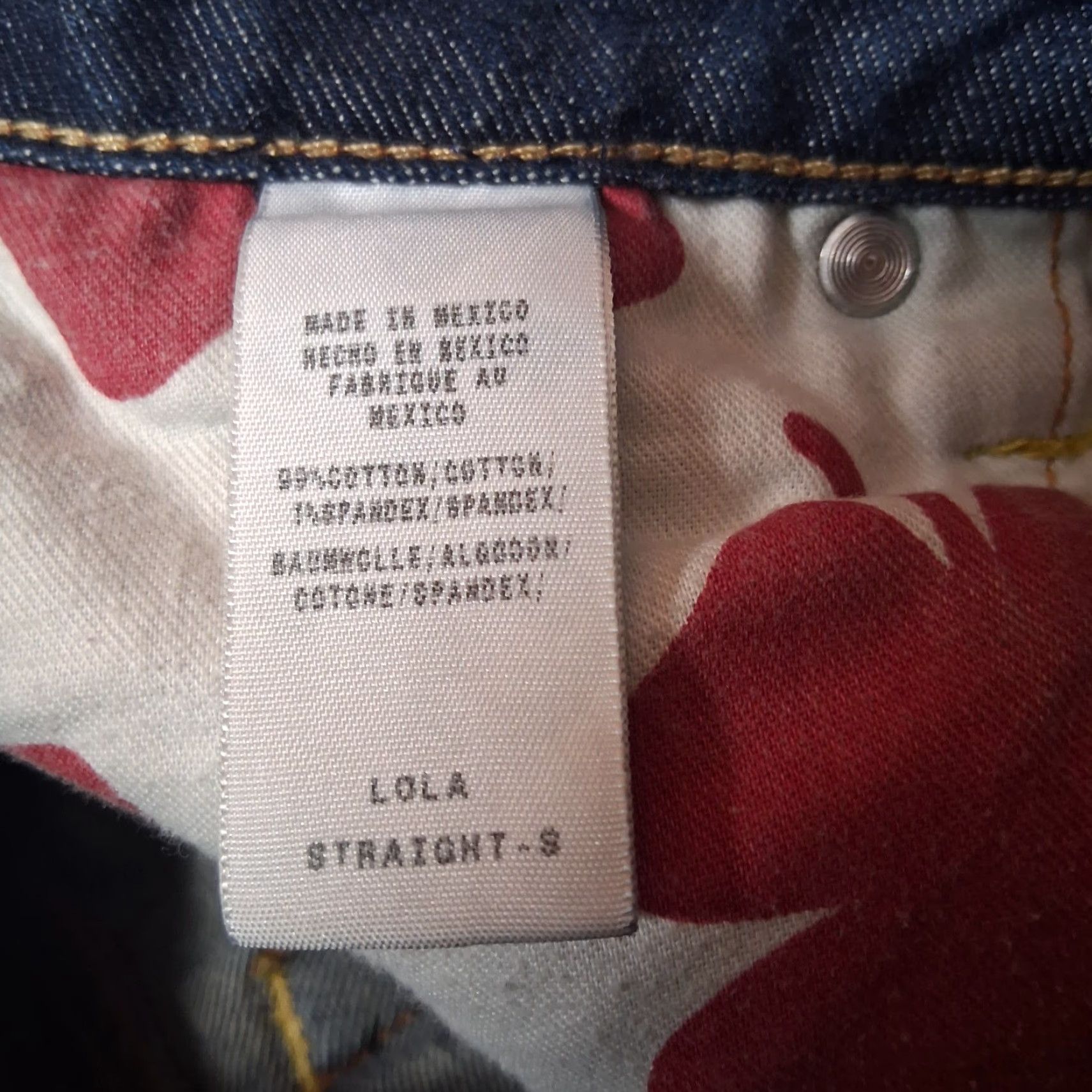 Lucky Brand Lucky Brand Jeans Lola Straight Short Blue Denim Slim Distressed Work Jeans Size 42" / US 20 - 5 Thumbnail