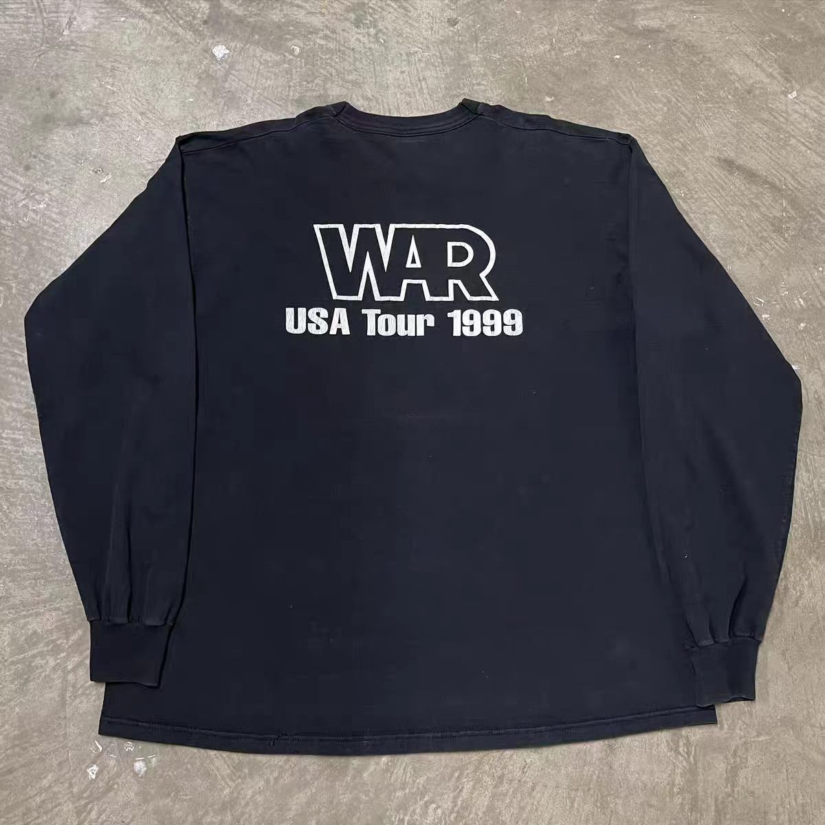 Japanese Brand Black casual retro letter print long-sleeved t-shirt Size US M / EU 48-50 / 2 - 1 Thumbnail