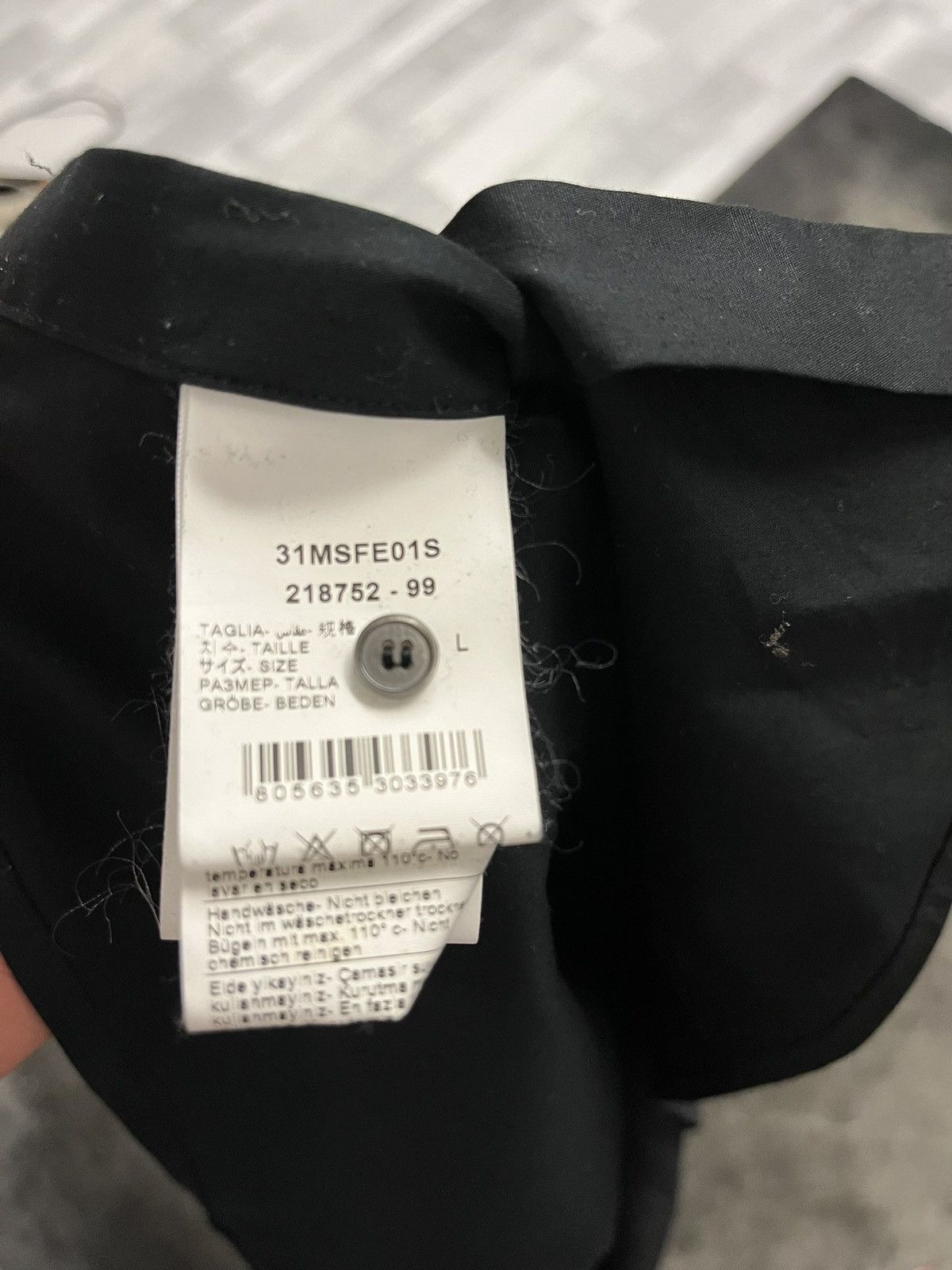 Msftsrep Msftsrep Black Middle Finger Print Shirt Size L Size US L / EU 52-54 / 3 - 8 Thumbnail