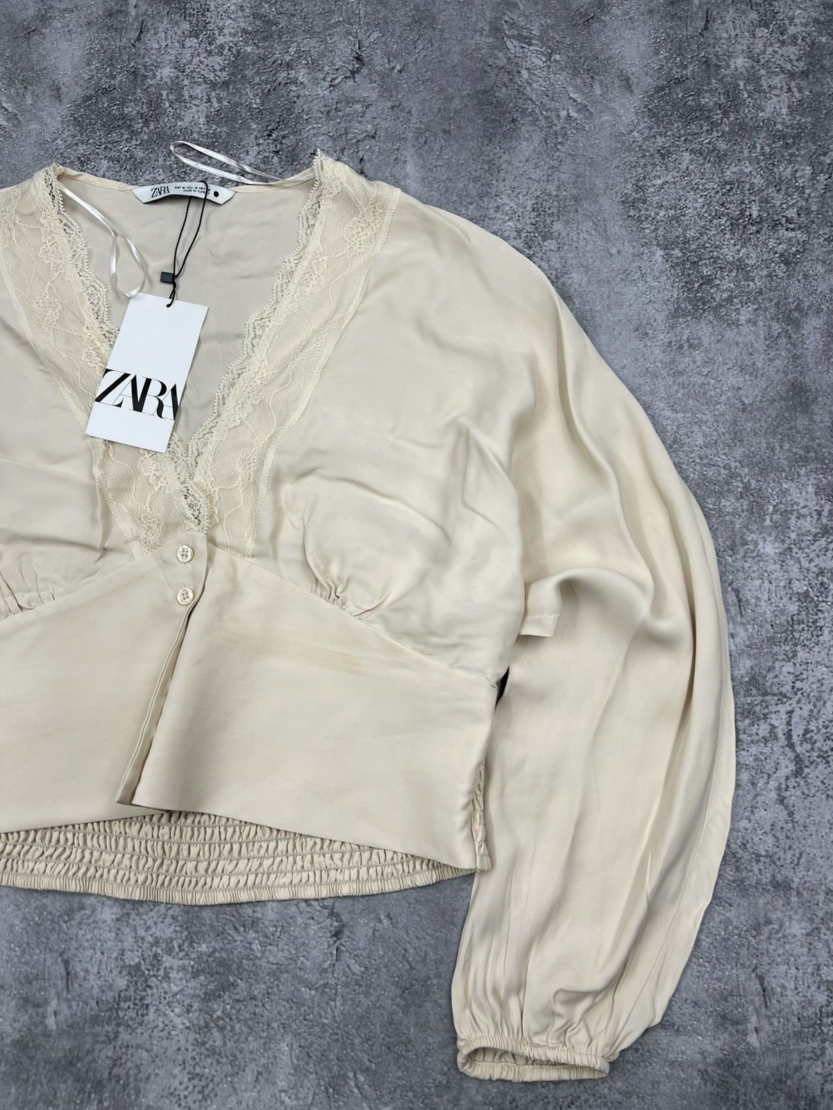 Zara Zara Blouse Womens Classic NWT Size M / US 6-8 / IT 42-44 - 2 Thumbnail