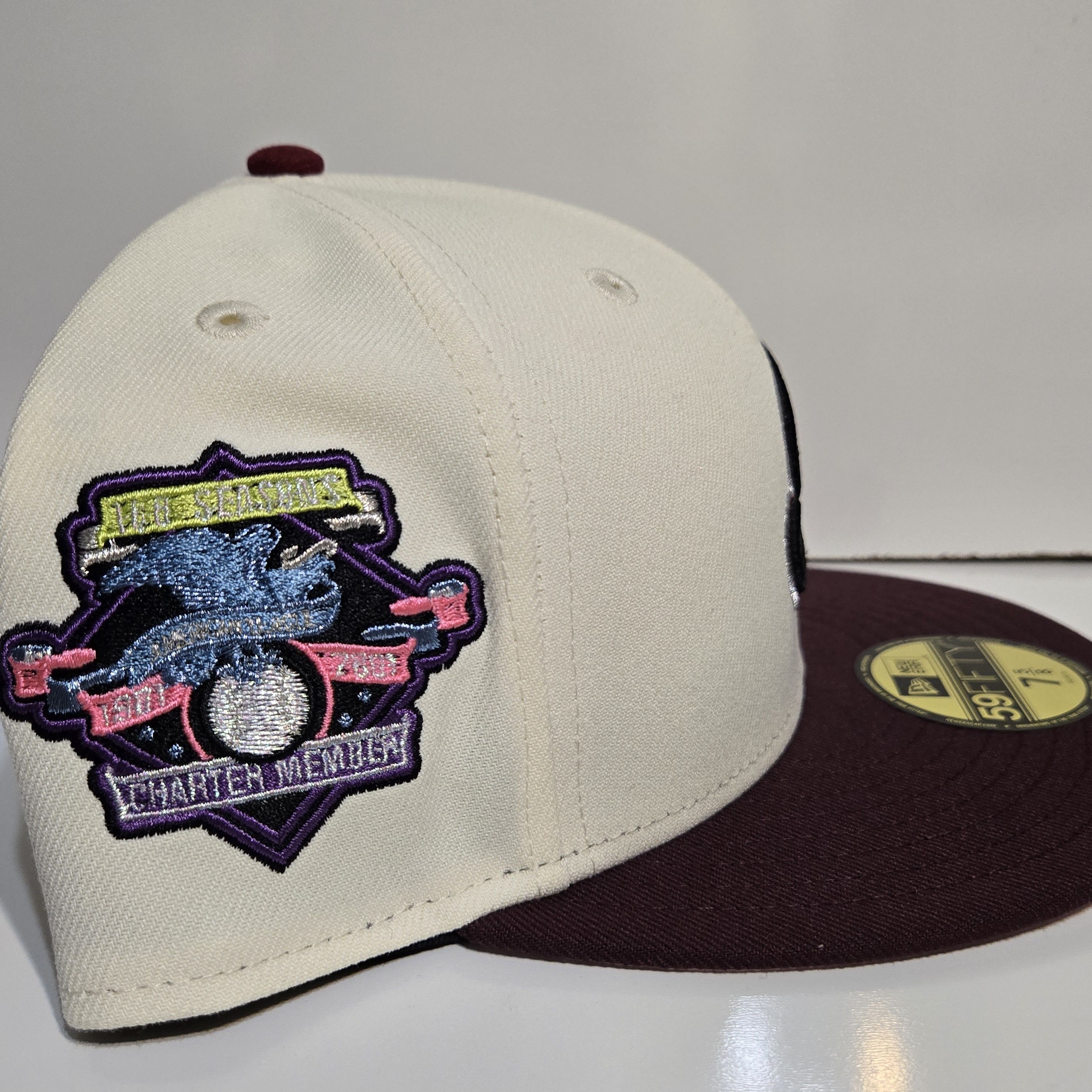 New Era 7 5/8 Cleveland Indians Iyo Sky Hat Club New Era Fitted Hat Size ONE SIZE - 2 Thumbnail