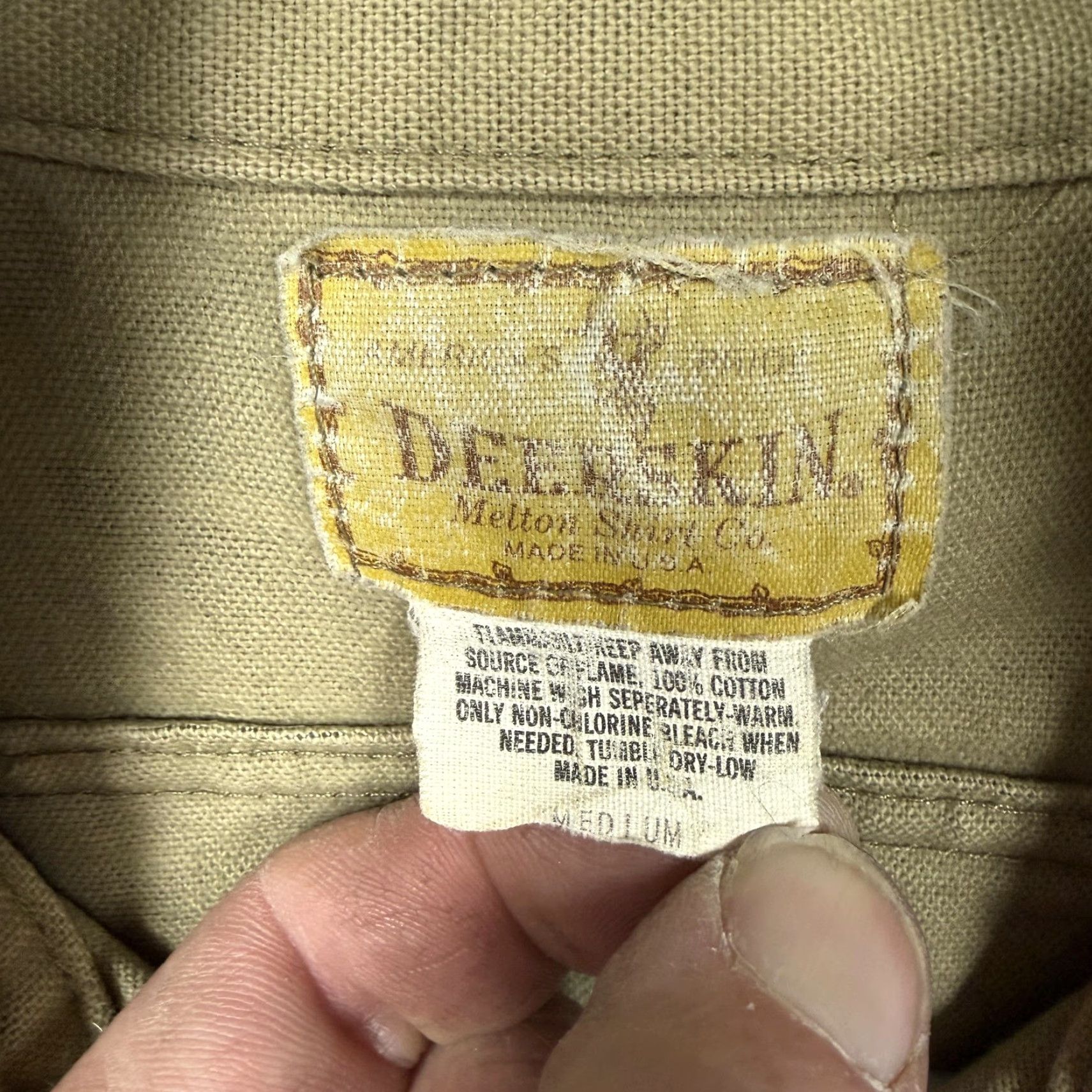 Vintage VINTAGE Deerskin Shirt Duck Camo Hunting Mens M Casual Workwear USA Made Button-Up Long Sleeve Camouflage Size US M / EU 48-50 / 2 - 5 Thumbnail