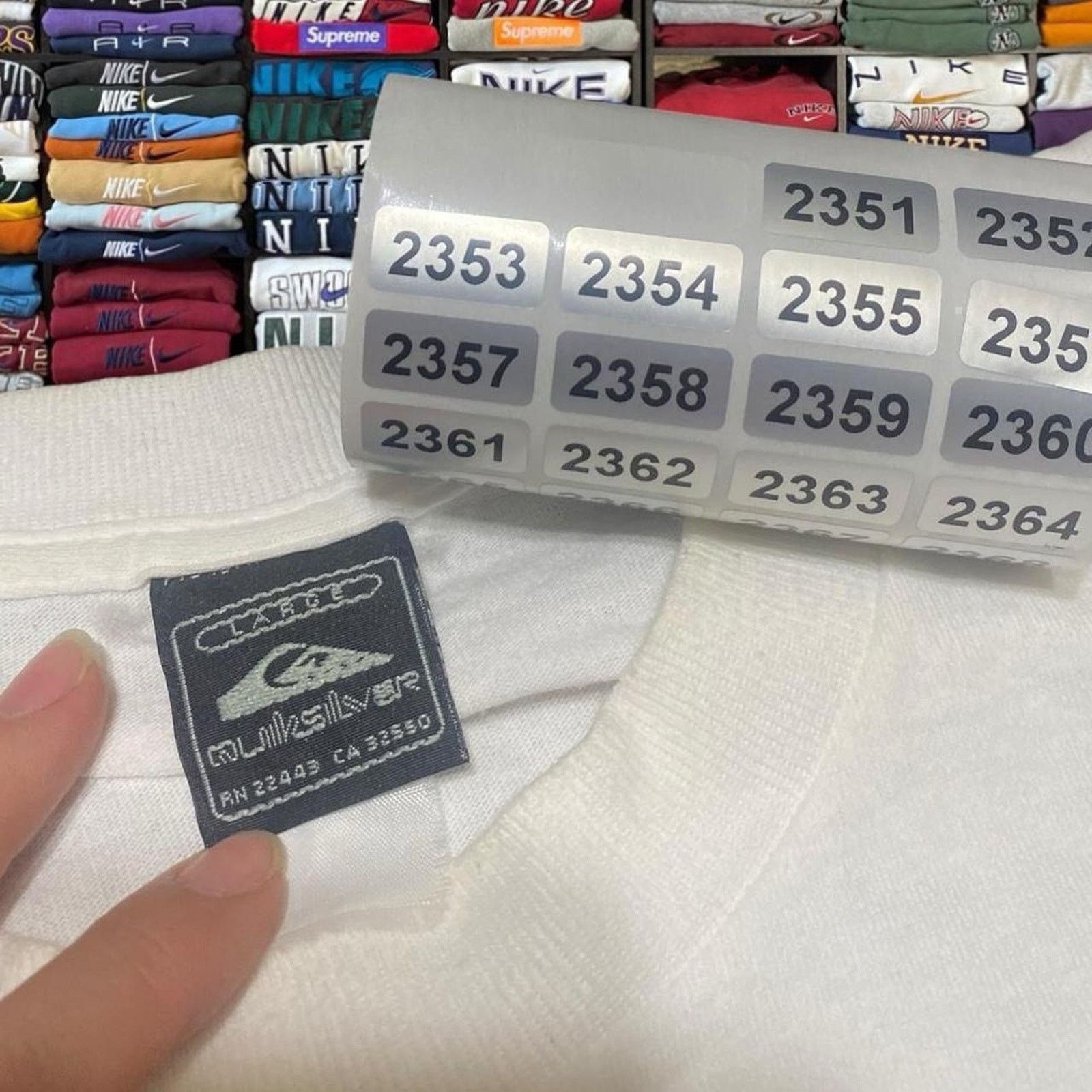 Quiksilver Vintage 90s quiksilver Surf Sweater/Shirt Large Size US L / EU 52-54 / 3 - 4 Thumbnail