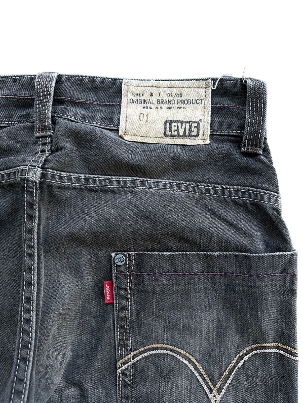 Levi's Levis Grey Denim Jeans Lot 331-1155 Size US 30 / EU 46 - 8 Thumbnail