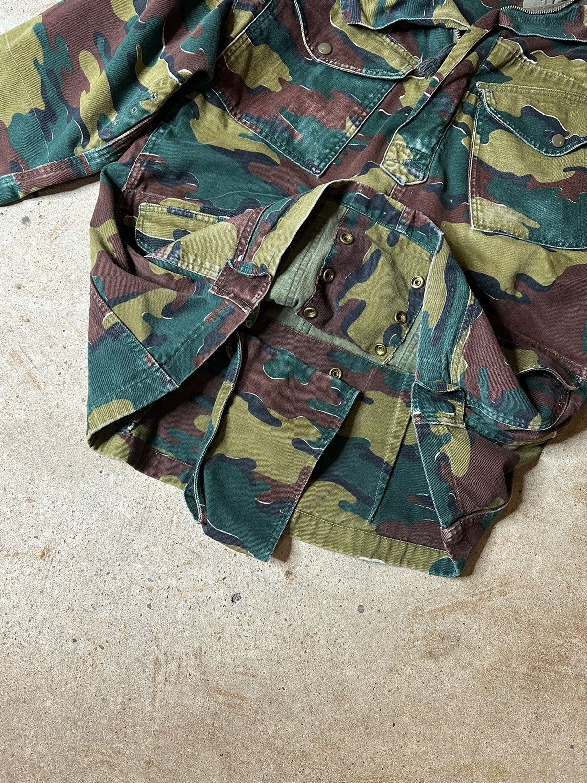 Vintage 1973 Dutch(?) Seyntex Paramilitary Camo Flight Jacket Size US M / EU 48-50 / 2 - 4 Thumbnail