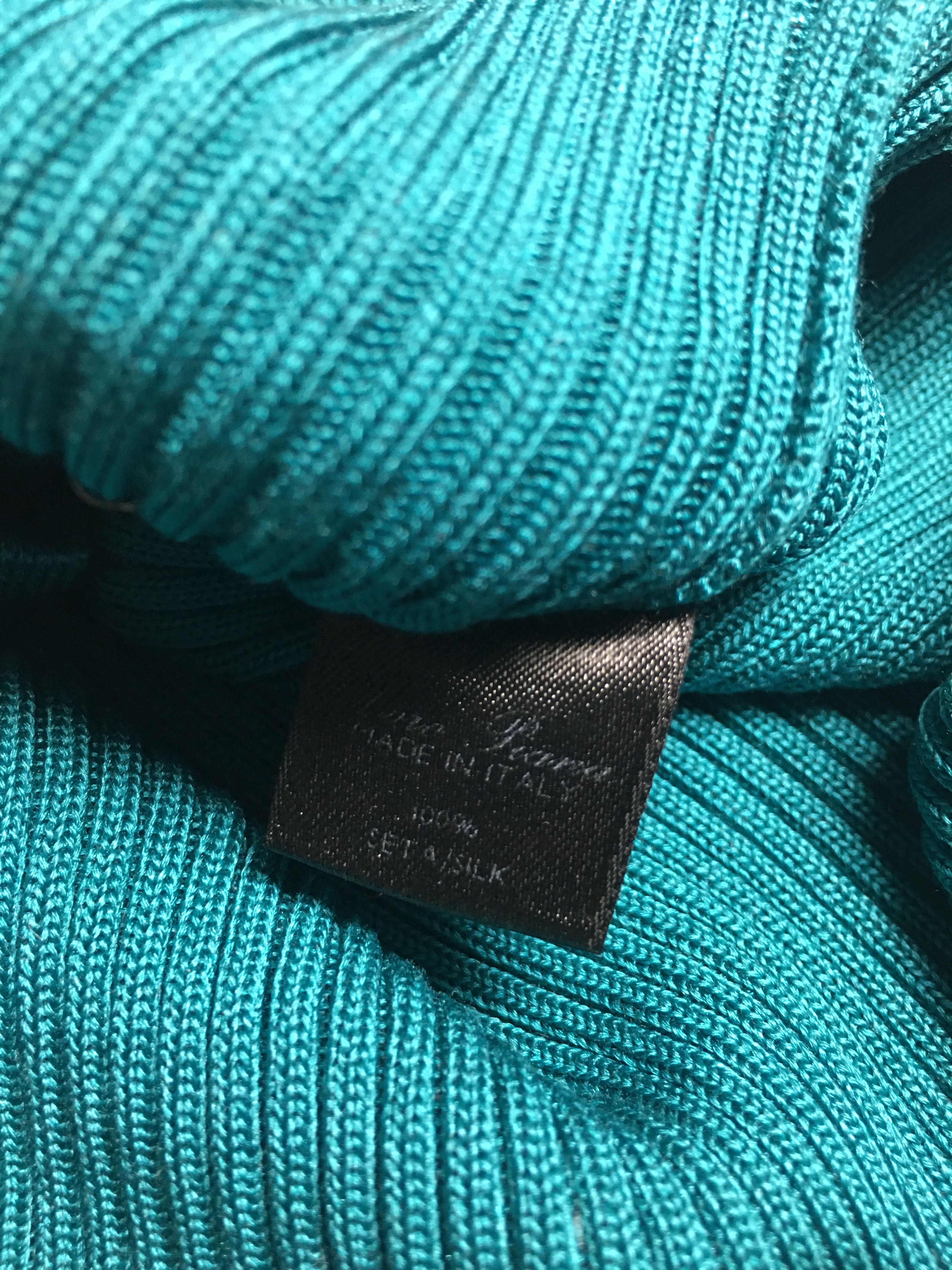 Loro Piana Loro Piana Jade Green Silk Cardigan Set 2 pieces Size M / US 6-8 / IT 42-44 - 19 Thumbnail