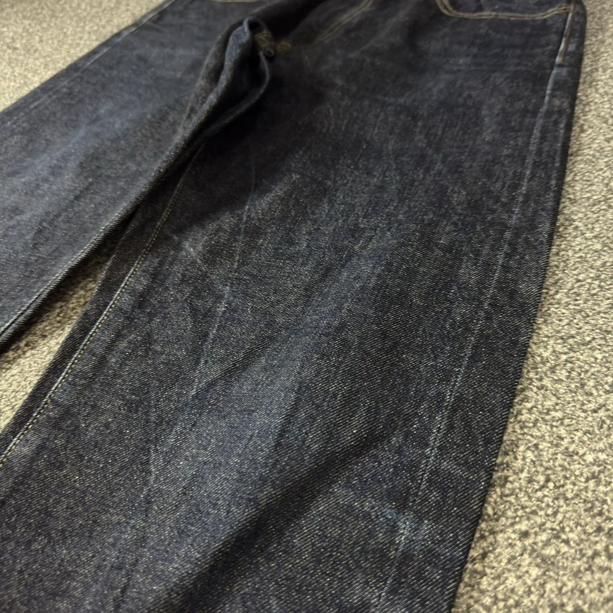 Undercover × Uniqlo 🔥🇯🇵 Japanese Raw Denim Uniqlo Indigo Selvedge Archive Jeans Size US 31 - 6 Thumbnail