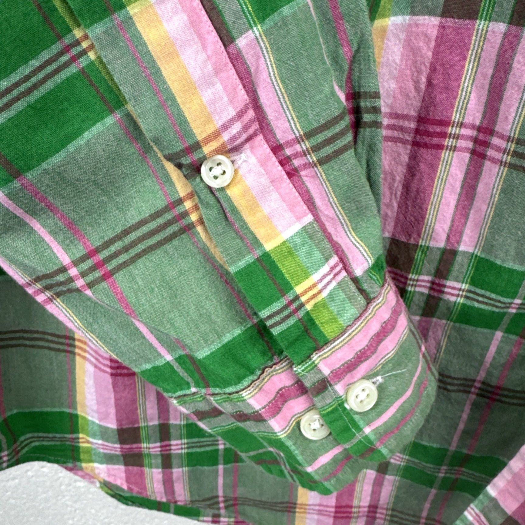 Ralph Lauren Polo Ralph Lauren Shirt Mens XL Classic Fit Plaid Long Sleeve Button-Down Multicolor Logo 17 1/2 Regular Button-Up Everyday Classic Mens Size US XL / EU 56 / 4 - 6 Thumbnail