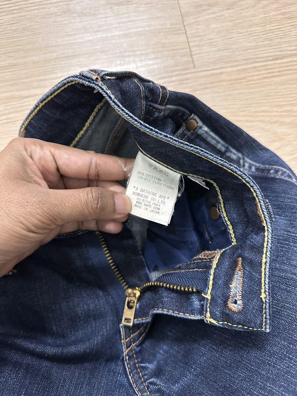 Bape Bape Embroidery Denim Size 28" / US 6 / IT 42 - 7 Thumbnail
