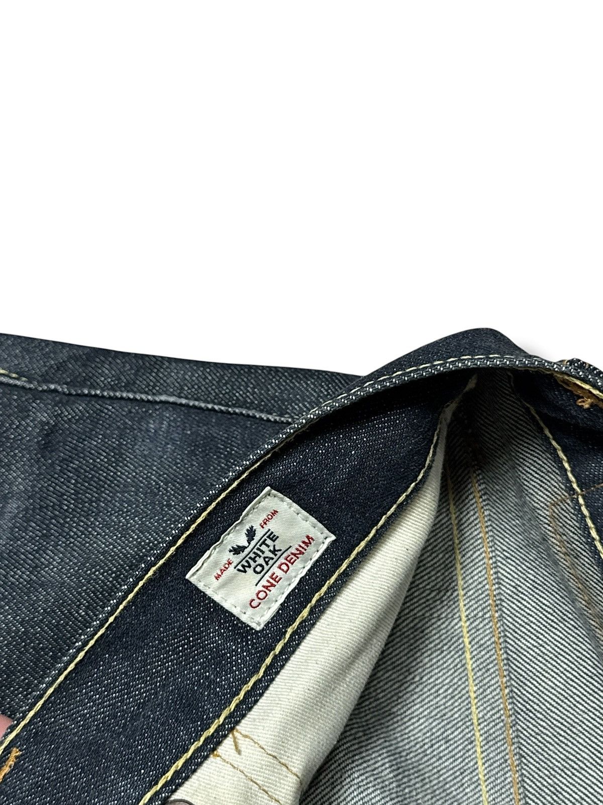 Tellason Tellason Japan Selvage Elgin White Oak Cone Denim Pants Size US 31 - 11 Thumbnail