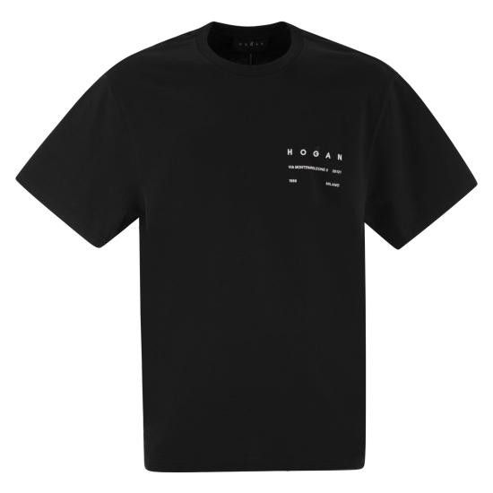 Hogan HOGAN Men Polo Shirts KQUB3492020WNR BLACK Size US L / EU 52-54 / 3 - 1 Thumbnail
