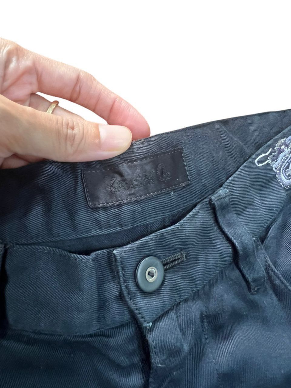 Kansai Yamamoto Kansai Man Dragon Embroidered Pants Size US 32 / EU 48 - 8 Thumbnail