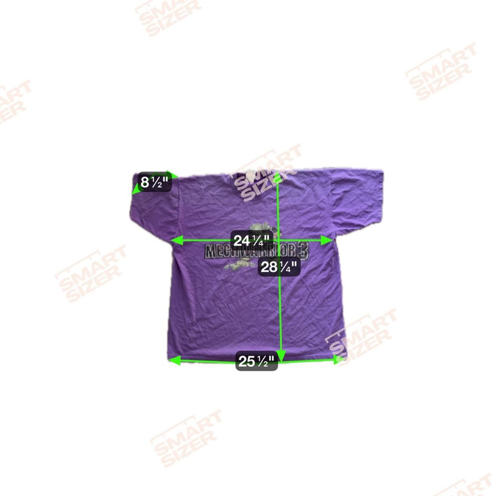 Fruit Of The Loom Vtg 1999 Mechwarrior 3 Purple Promo T Shirt Mens XXL Size US XXL / EU 58 / 5 - 3 Thumbnail