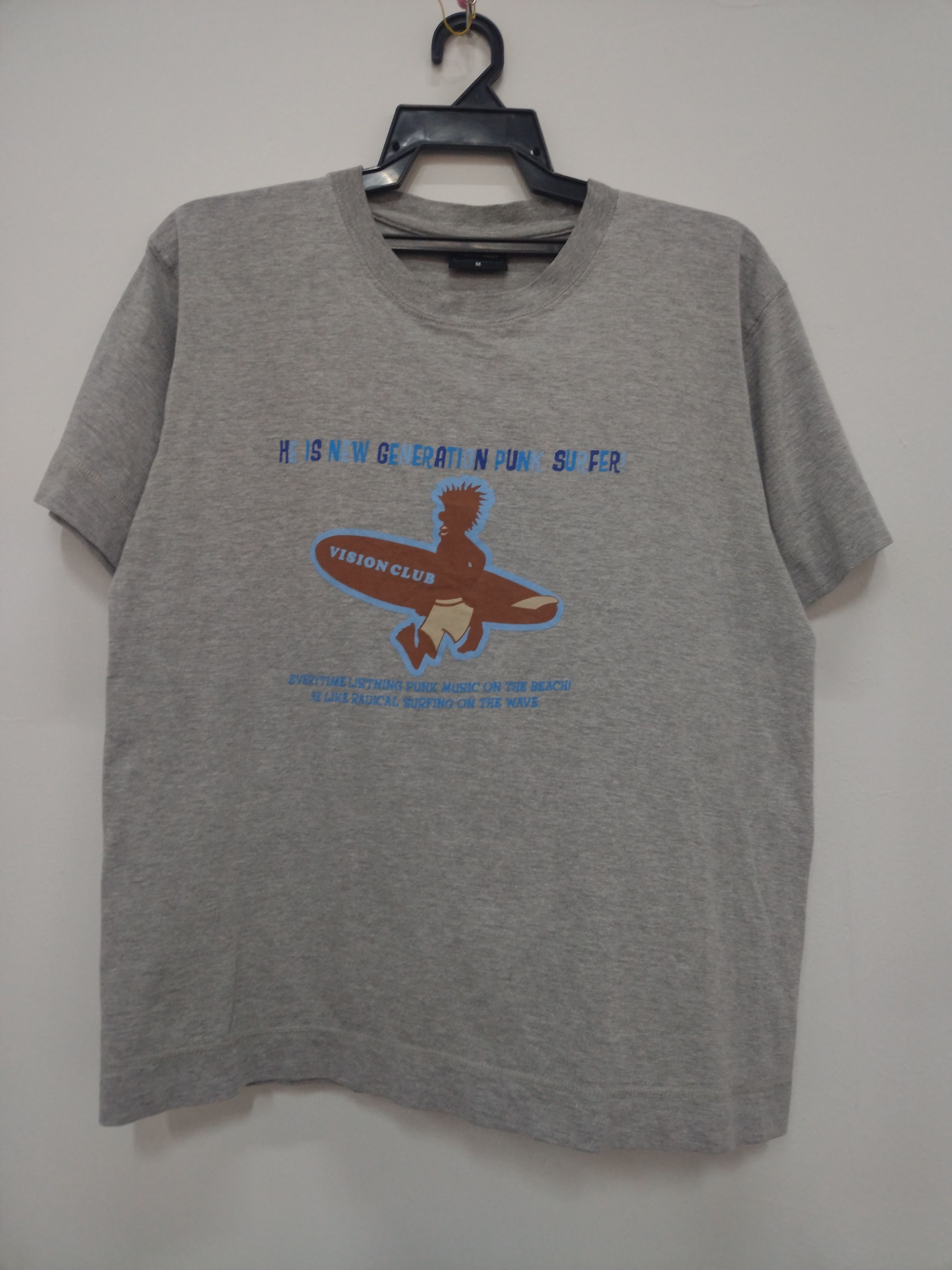 Punk and Yo × Vintage New generation punk Surfer TEE vision club nice print Size US M / EU 48-50 / 2 - 1 Thumbnail