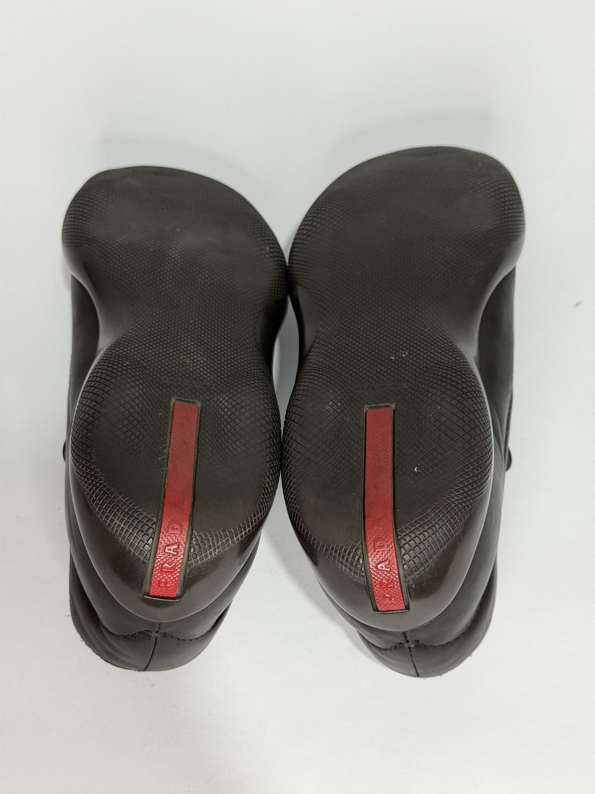 Prada Prada Sport Brown Leather Slip On Loafers Size 8.5 US Size US 8.5 / EU 41-42 - 6 Thumbnail