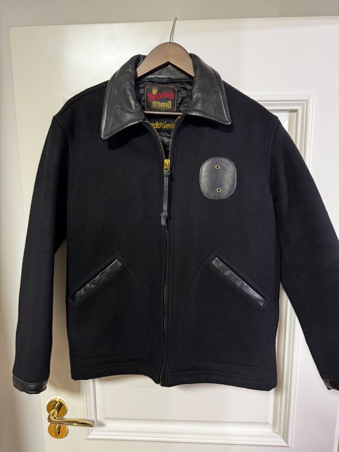 Tenderloin Vintage K7 Wool Jacket with Leather Collar Size US S / EU 44-46 / 1 - 1 Thumbnail