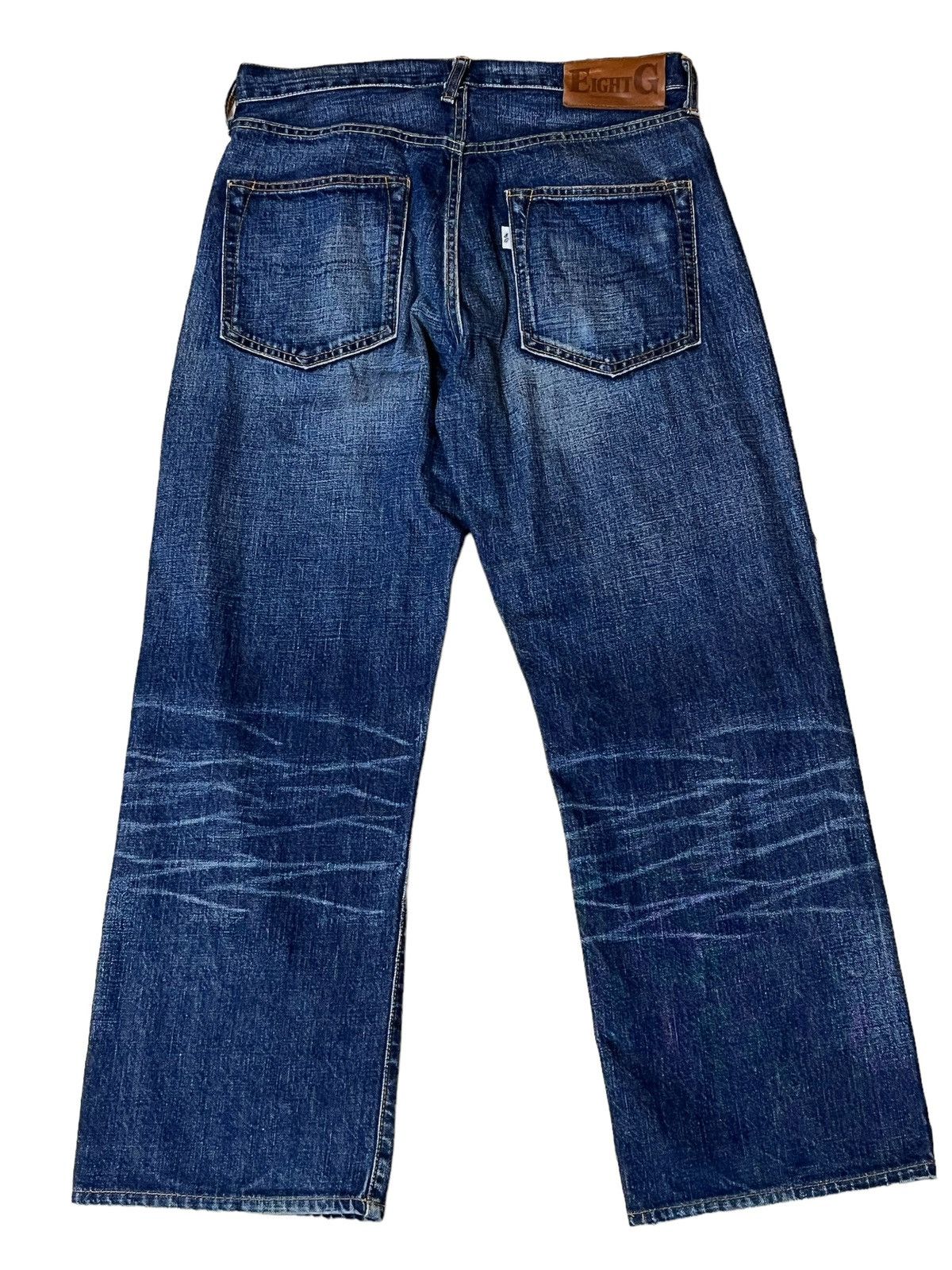 EIGHT-G JAPANESE DENIM EIGHT-G “8G” SANFORIZED SELVEDGE JEANS Size US 33 - 3 Thumbnail