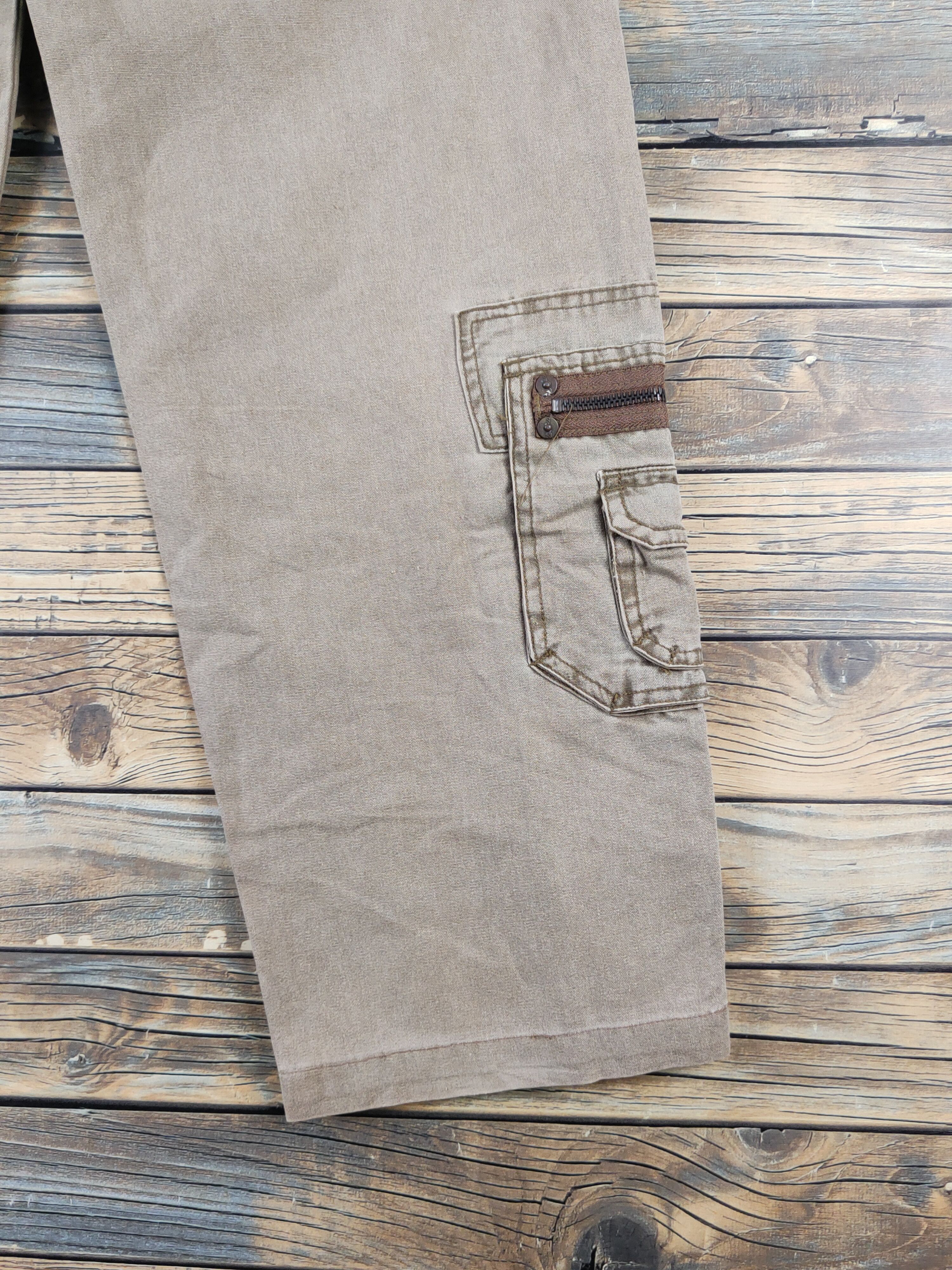 Japanese Brand DL Shane Brown Multipocket Tactical Cargo Pants #1340 Size US 28 / EU 44 - 12 Thumbnail