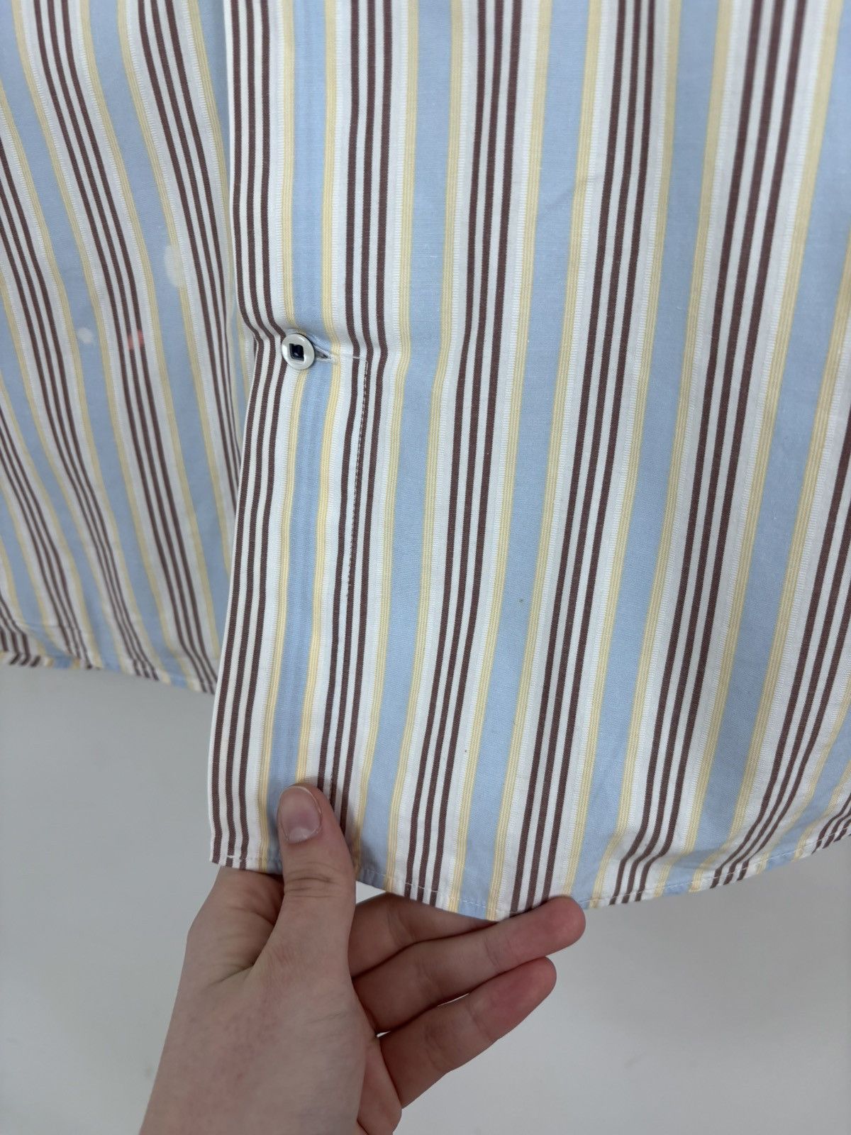 Just Cavalli Just Cavalli Race Vintage Men’s Striped Short Sleeve Shirt Size US L / EU 52-54 / 3 - 7 Thumbnail