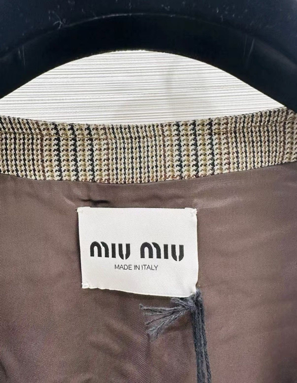 Miu Miu MiuMiu Vintage Brown Plaid Dress J33 Size XS / US 0-2 / IT 36-38 - 2 Thumbnail