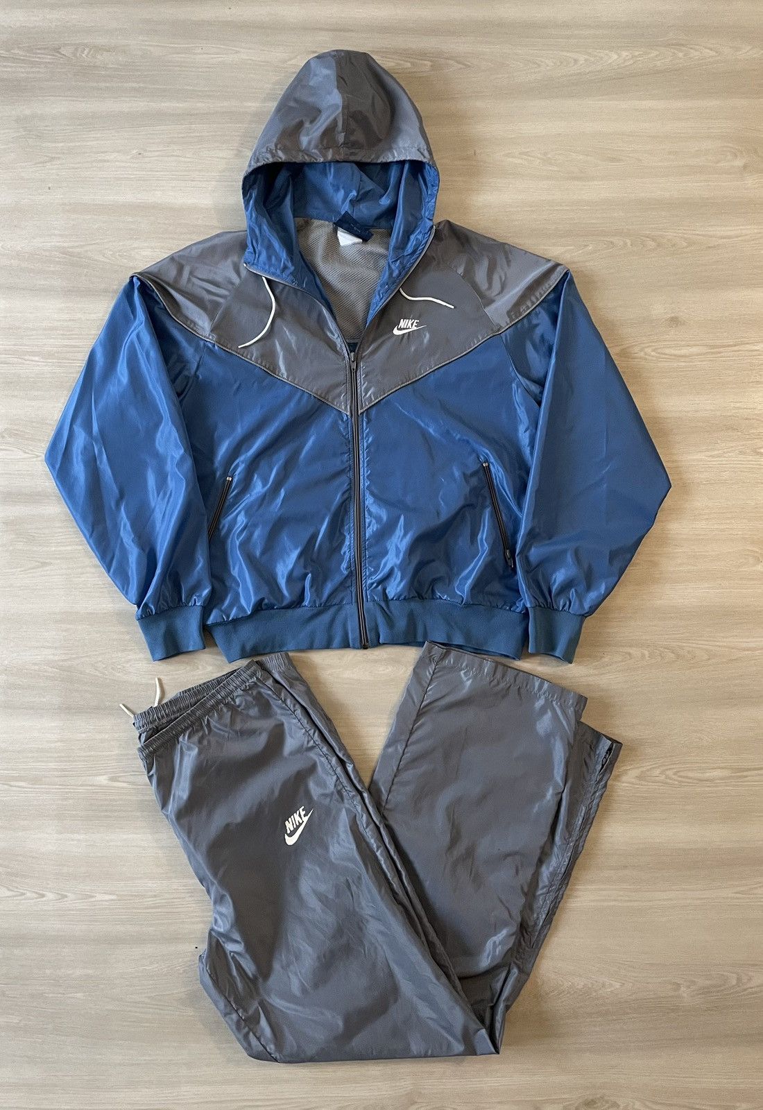 Vintage Vintage 80s Nike Track Suit Jacket Pants Set Mens XL Size US XL / EU 56 / 4 - 1 Thumbnail
