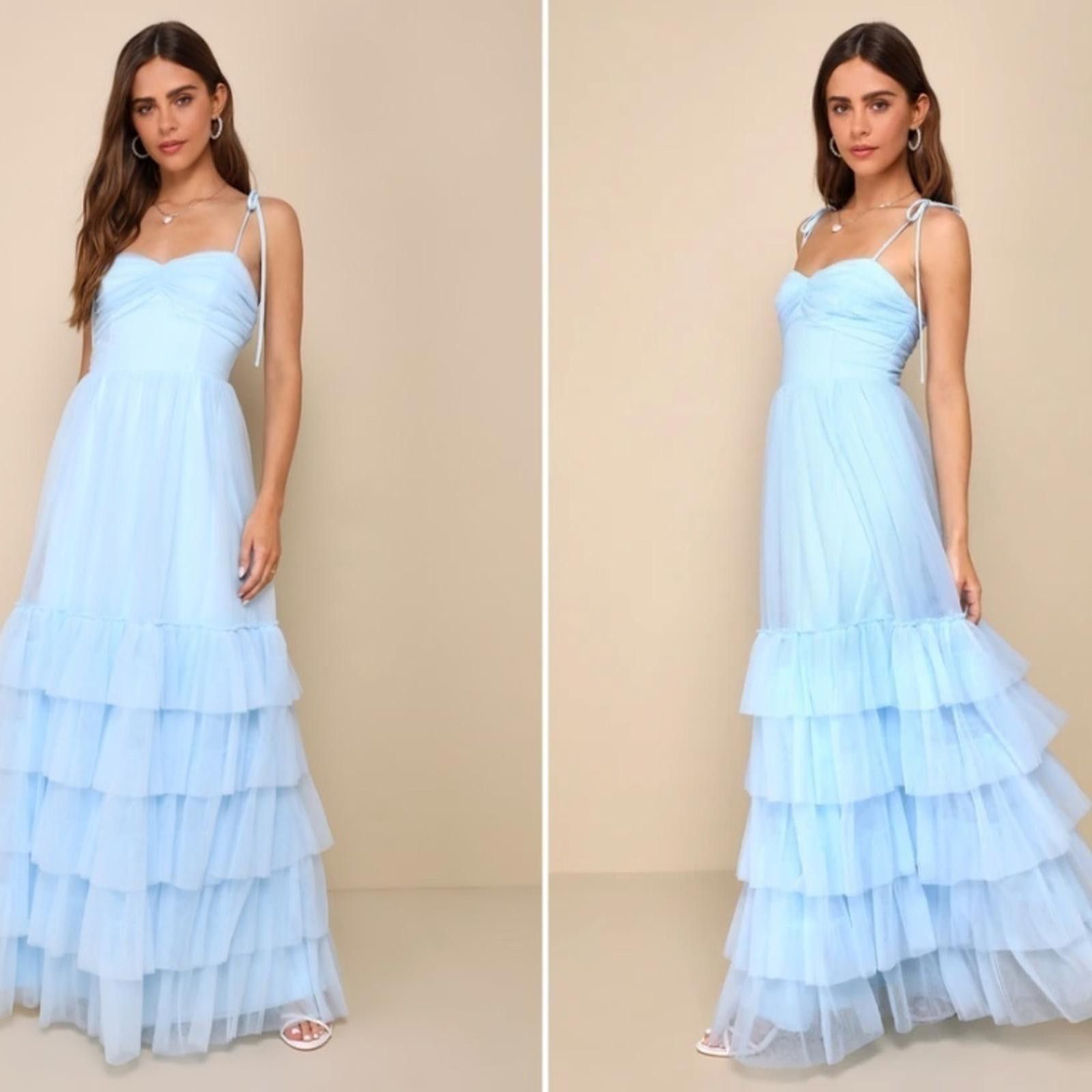 Lulus LULU's Prom Wedding Boho Romantic Tiered Ruffles Maxi Dress | Grailed
