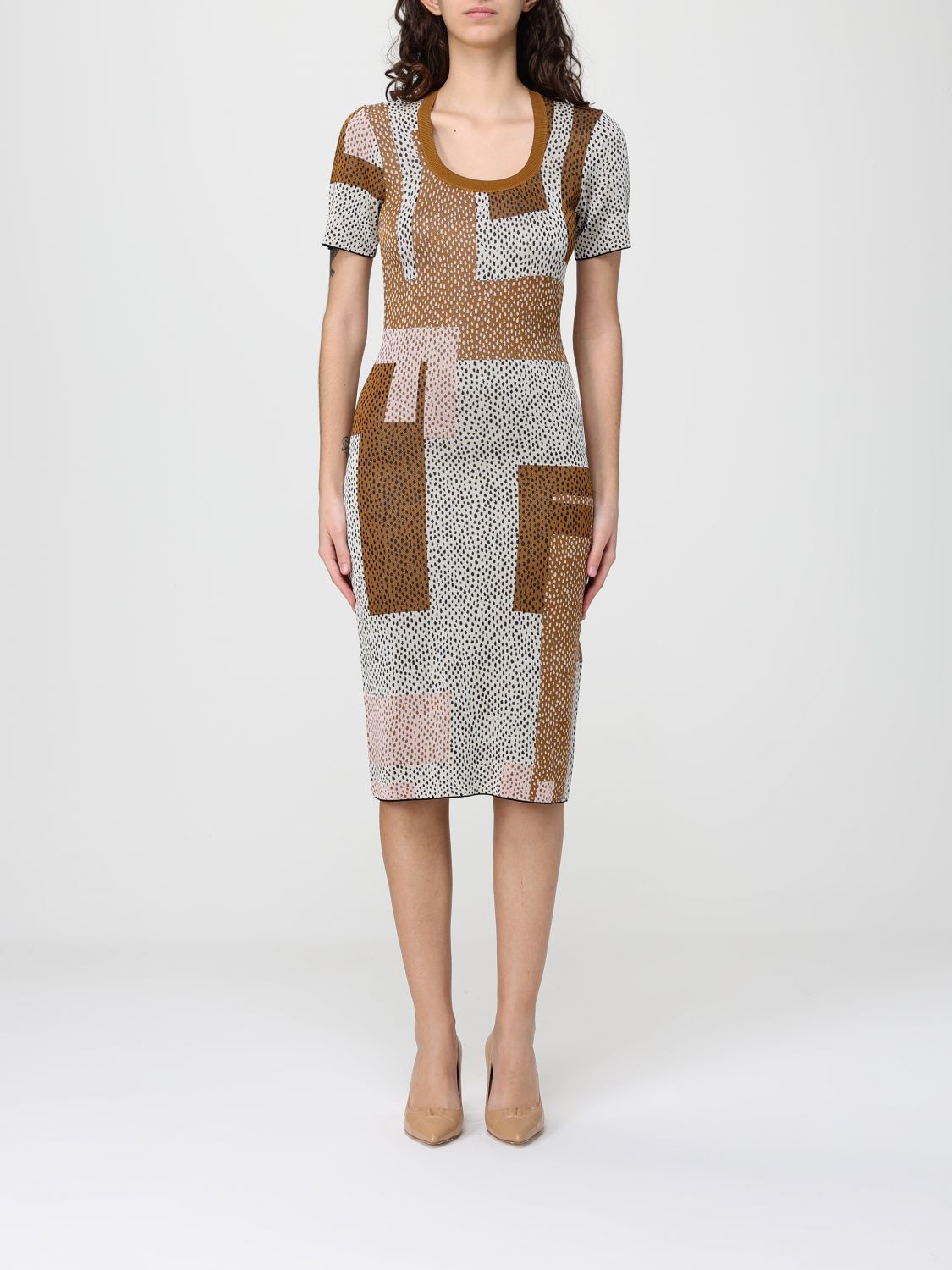 Fendi Fendi Dress Woman Multicolor Size S / US 4 / IT 40 - 1 Thumbnail