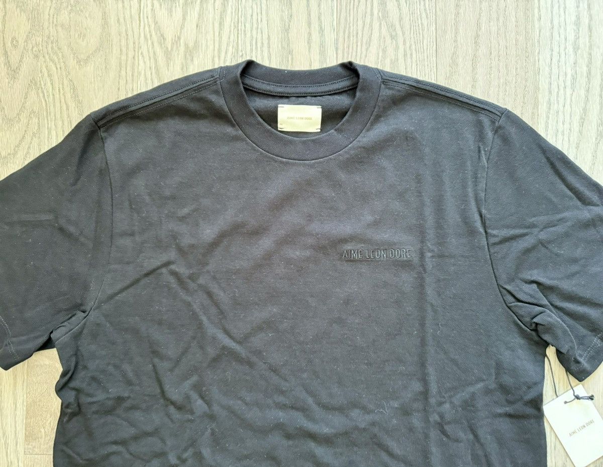Aime Leon Dore Aime Leon Dore Uniform Logo Black T-Shirt Made in Toronto Size US M / EU 48-50 / 2 - 2 Thumbnail