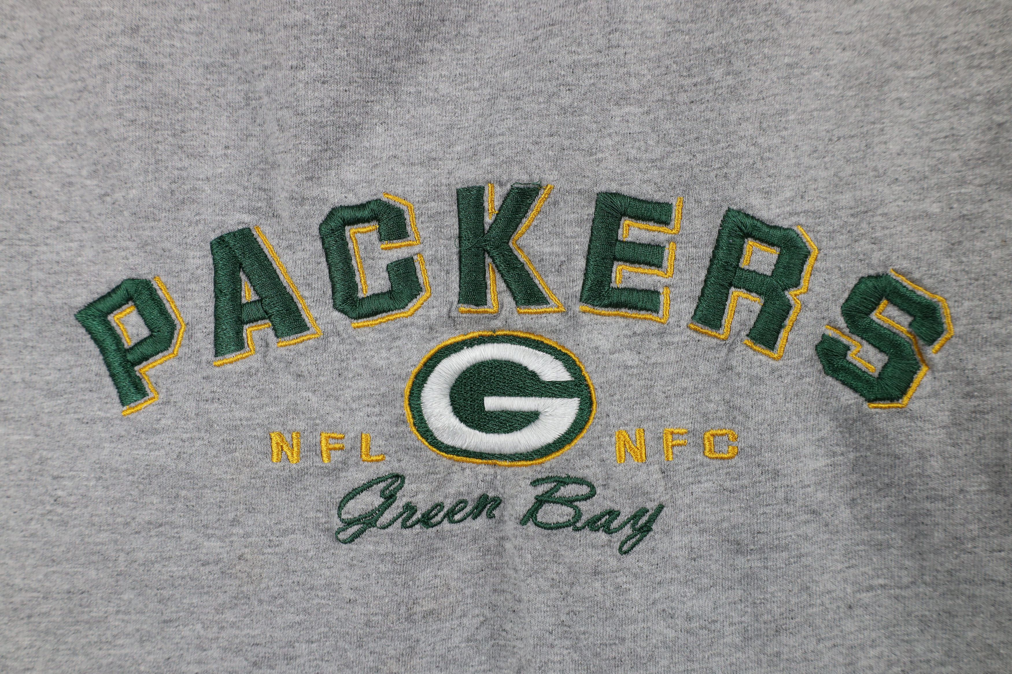 Vintage Vintage Y2K 2004 Green Bay Packers Football T-Shirt Gray Size US M / EU 48-50 / 2 - 4 Thumbnail