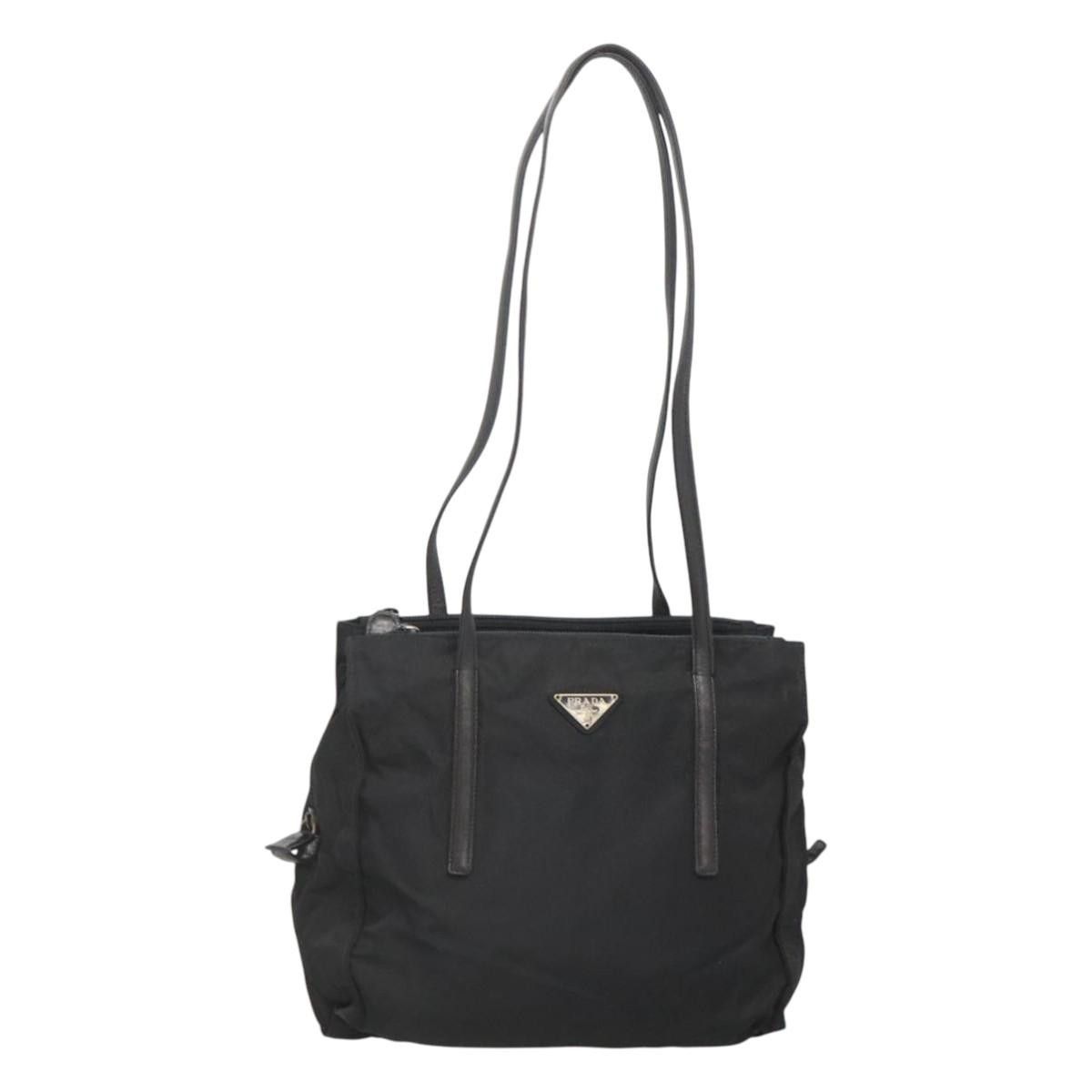 Prada Shoulder Bag Nylon Black Auth Bs25311, Women's