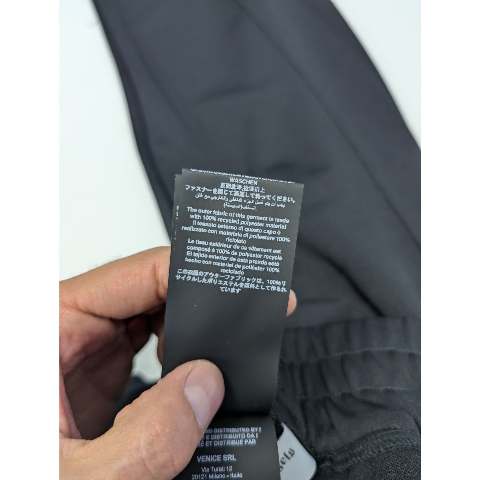 Palm Angels o1rshd1 Q:2 / Classic Logo Track Pants in Black / Off-White Size US 36 / EU 52 - 19 Thumbnail