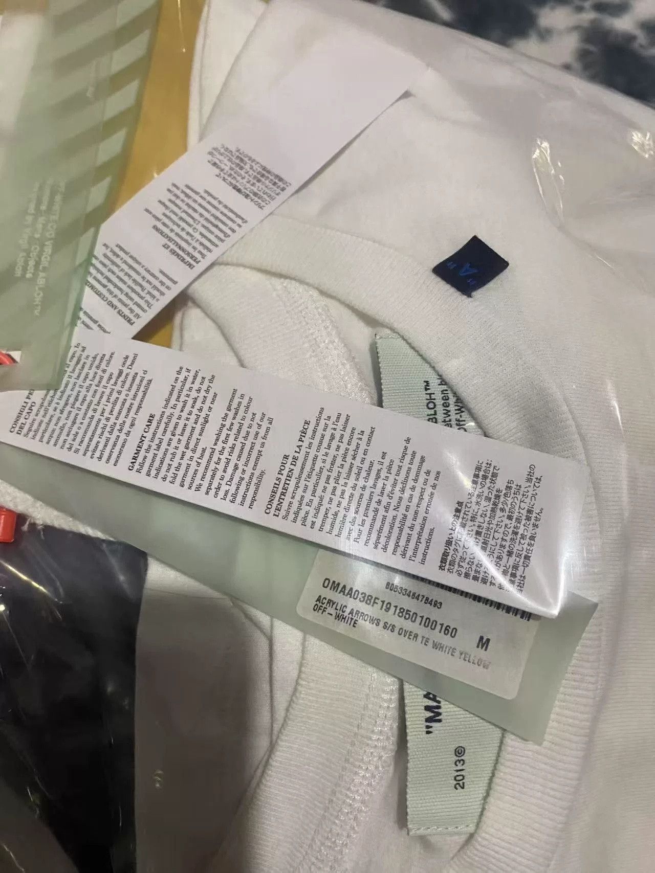 Off-White Off-White Painted Arrow Short Sleeve Size US M / EU 48-50 / 2 - 3 Thumbnail